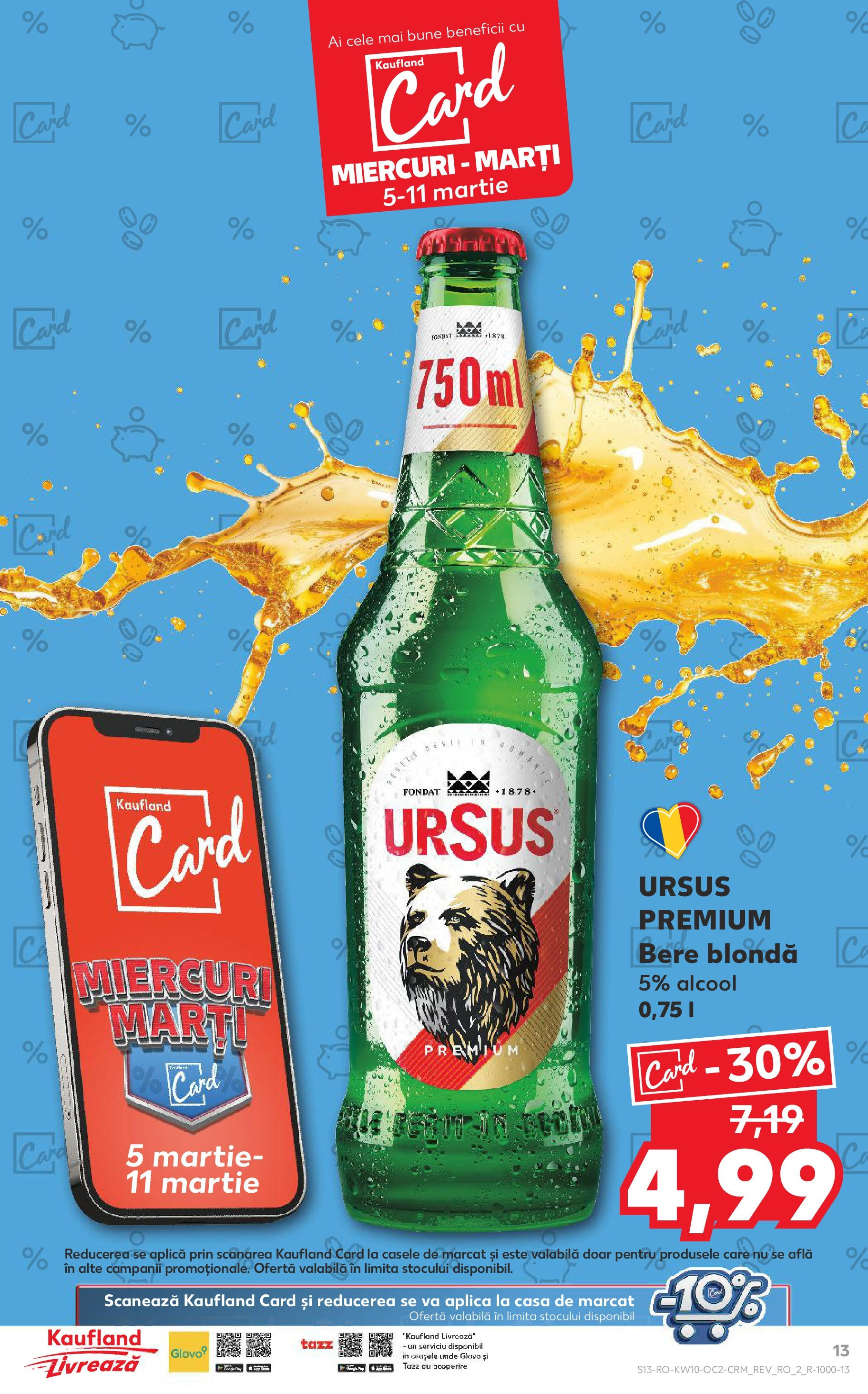 Catalog Kaufland 5 - 11 Martie 2025 | Pagina 13 | Produse: Bere