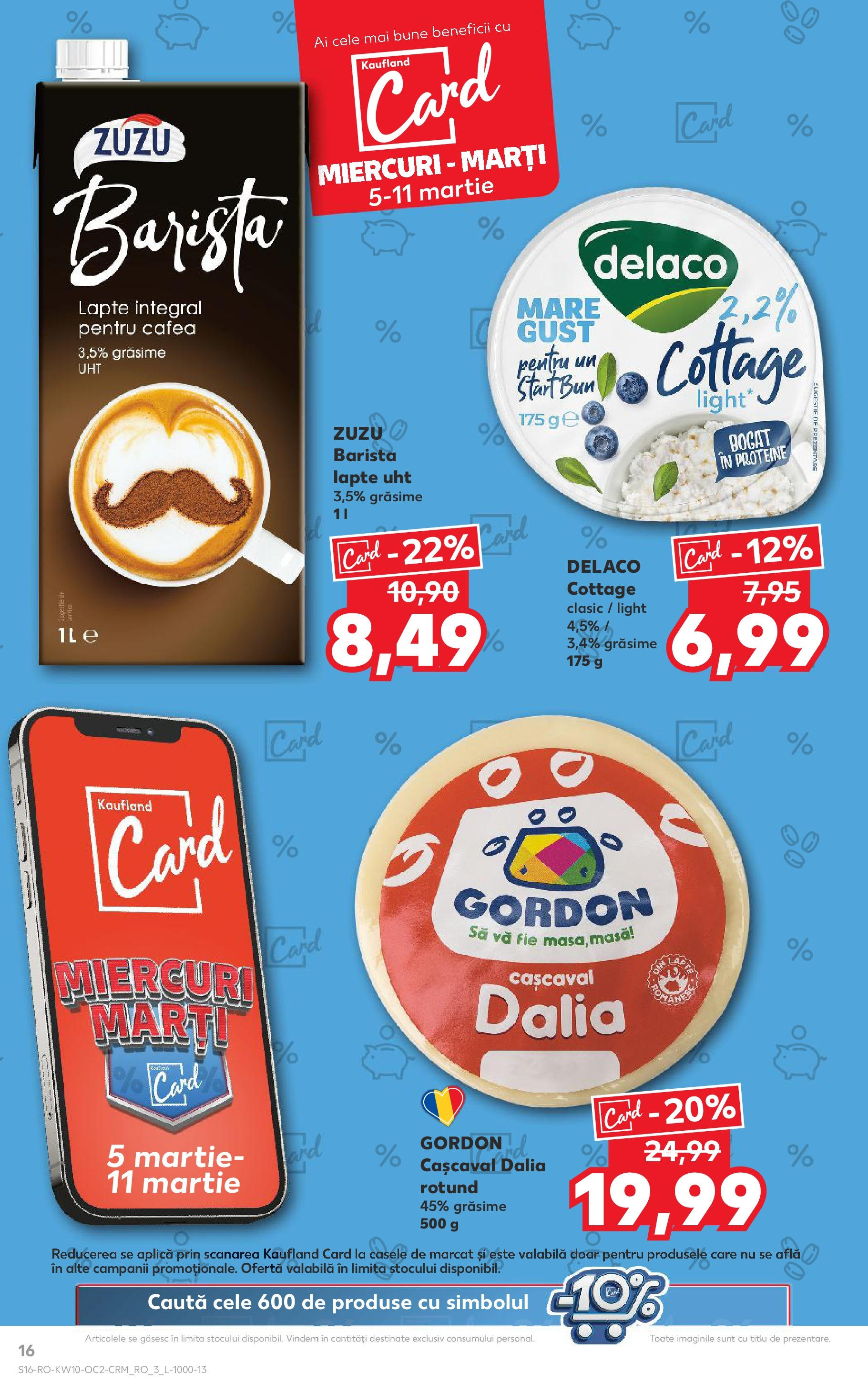 Catalog Kaufland 5 - 11 Martie 2025 | Pagina 16 | Produse: Masaüstü kılıfı, Cașcaval, Lapte, Cafea