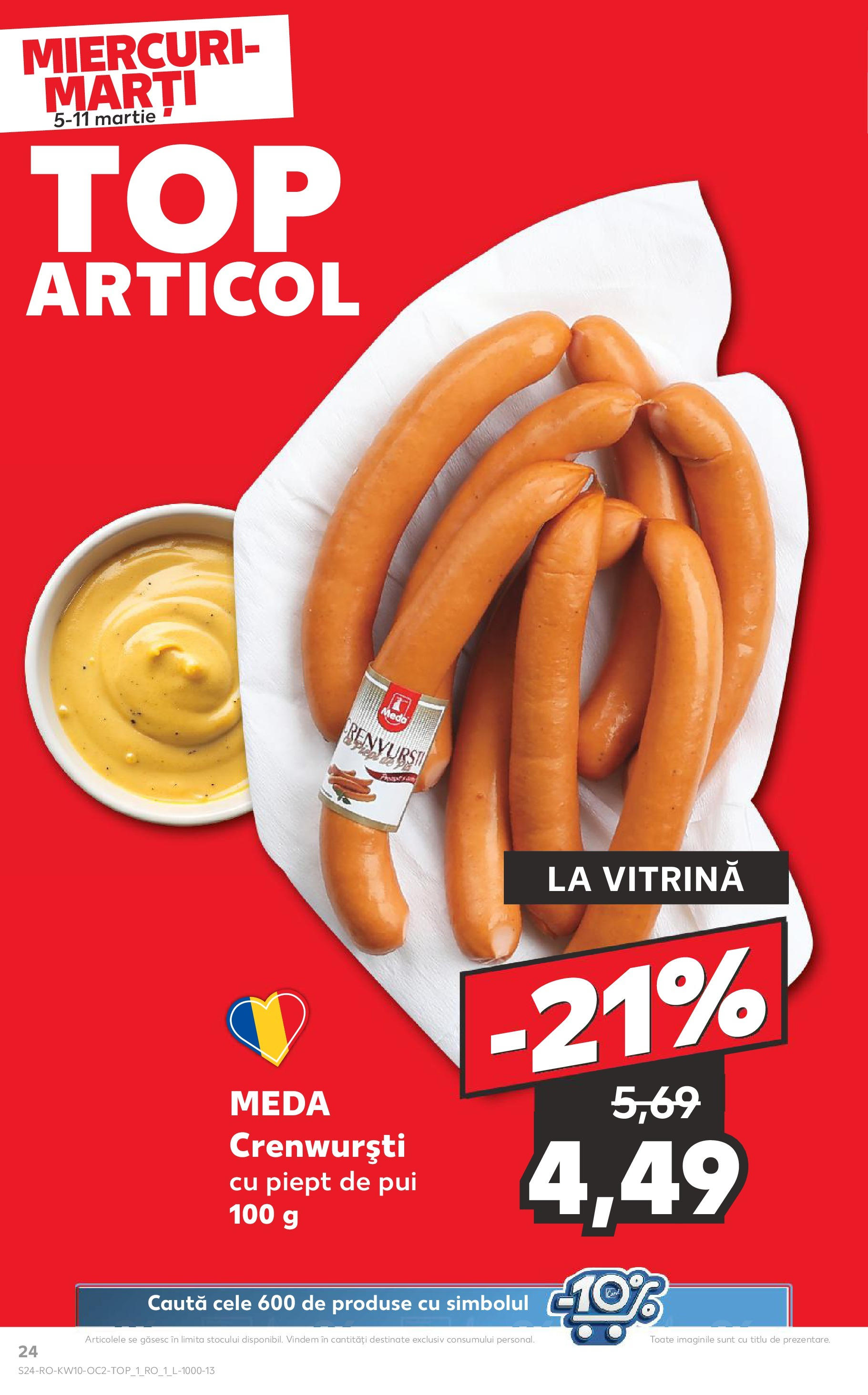Catalog Kaufland 5 - 11 Martie 2025 | Pagina 24 | Produse: Vitrină