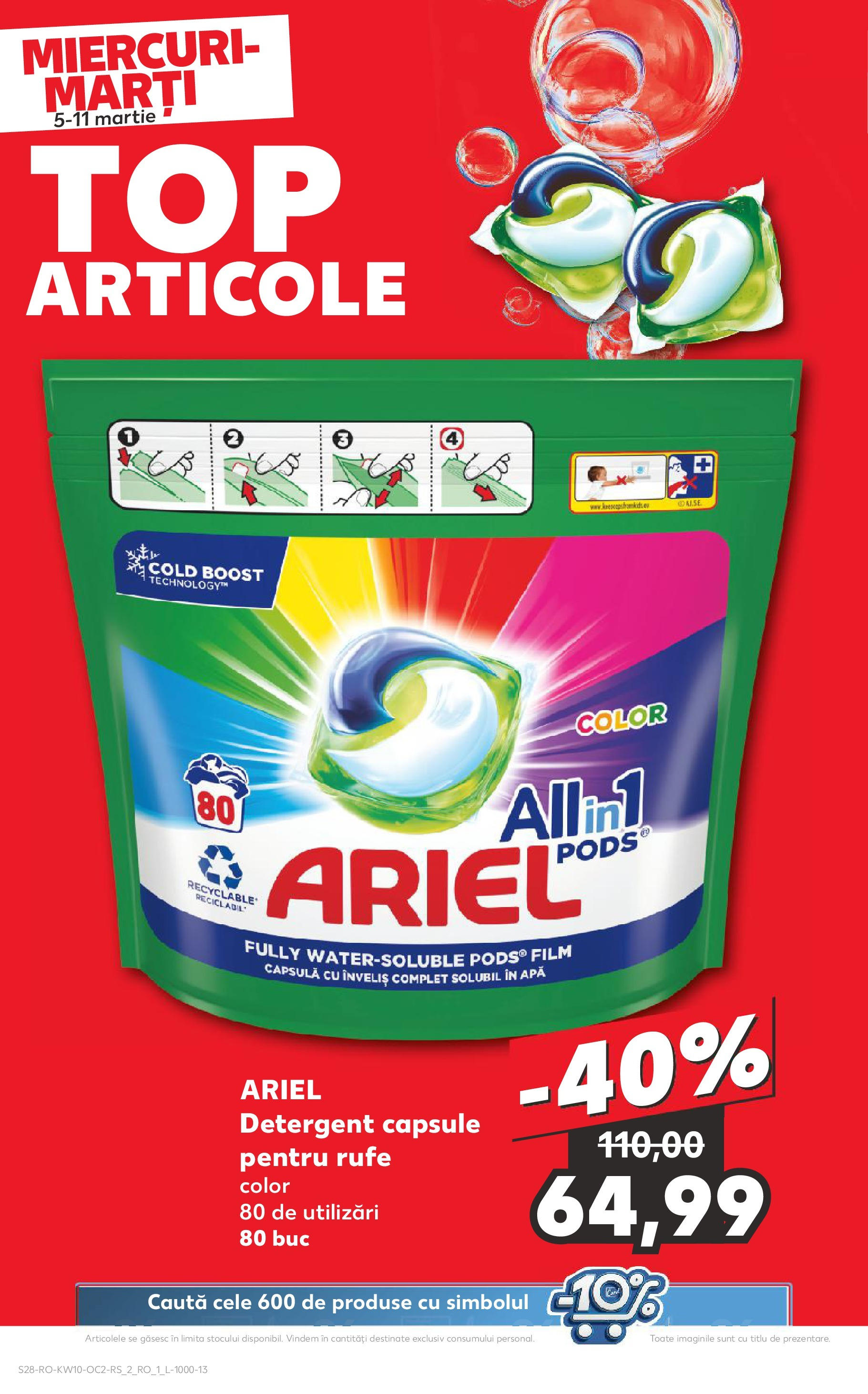 Catalog Kaufland 5 - 11 Martie 2025 | Pagina 28 | Produse: Detergent, Apă