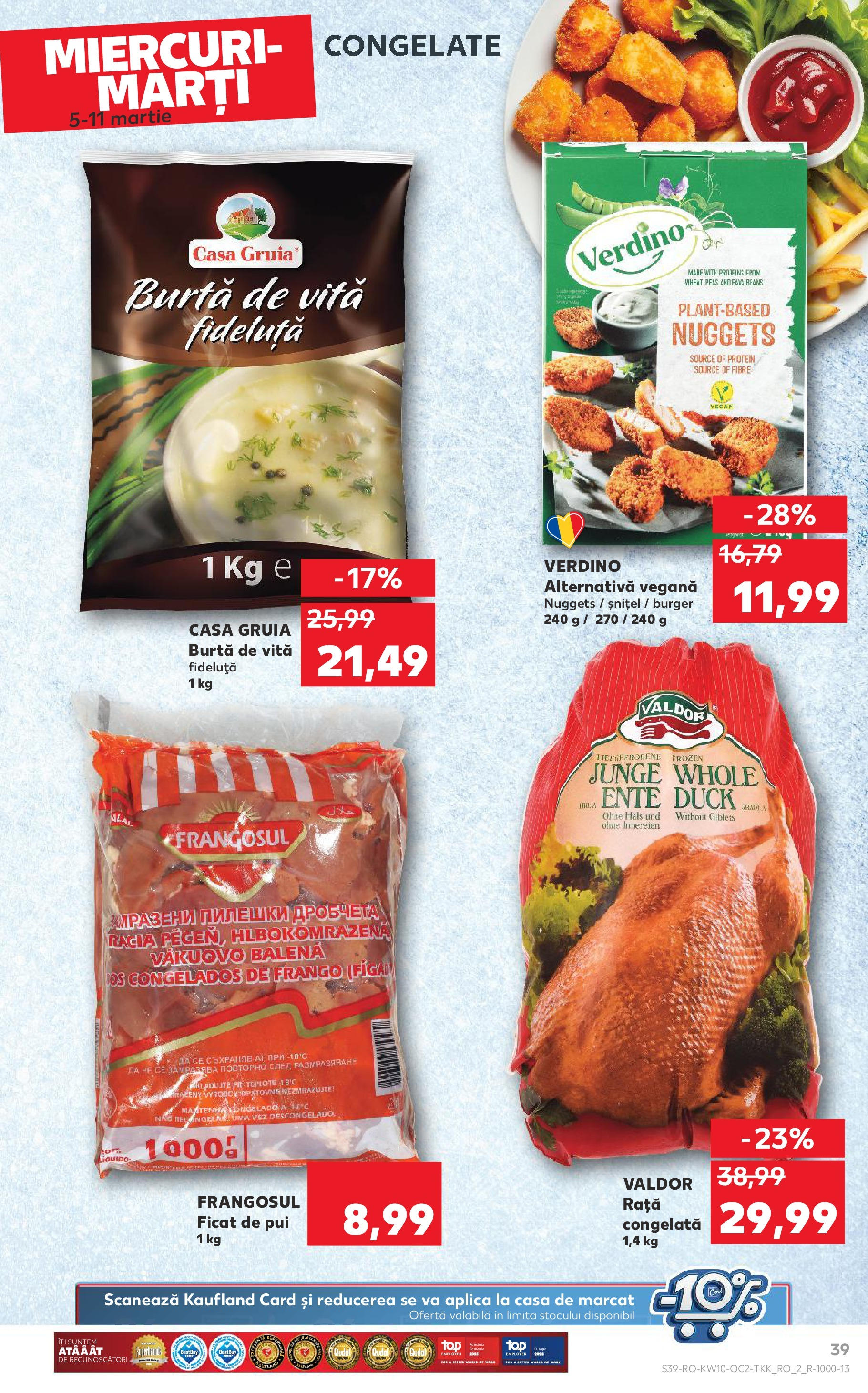 Catalog Kaufland 5 - 11 Martie 2025 | Pagina 39 | Produse: Rață, Burger