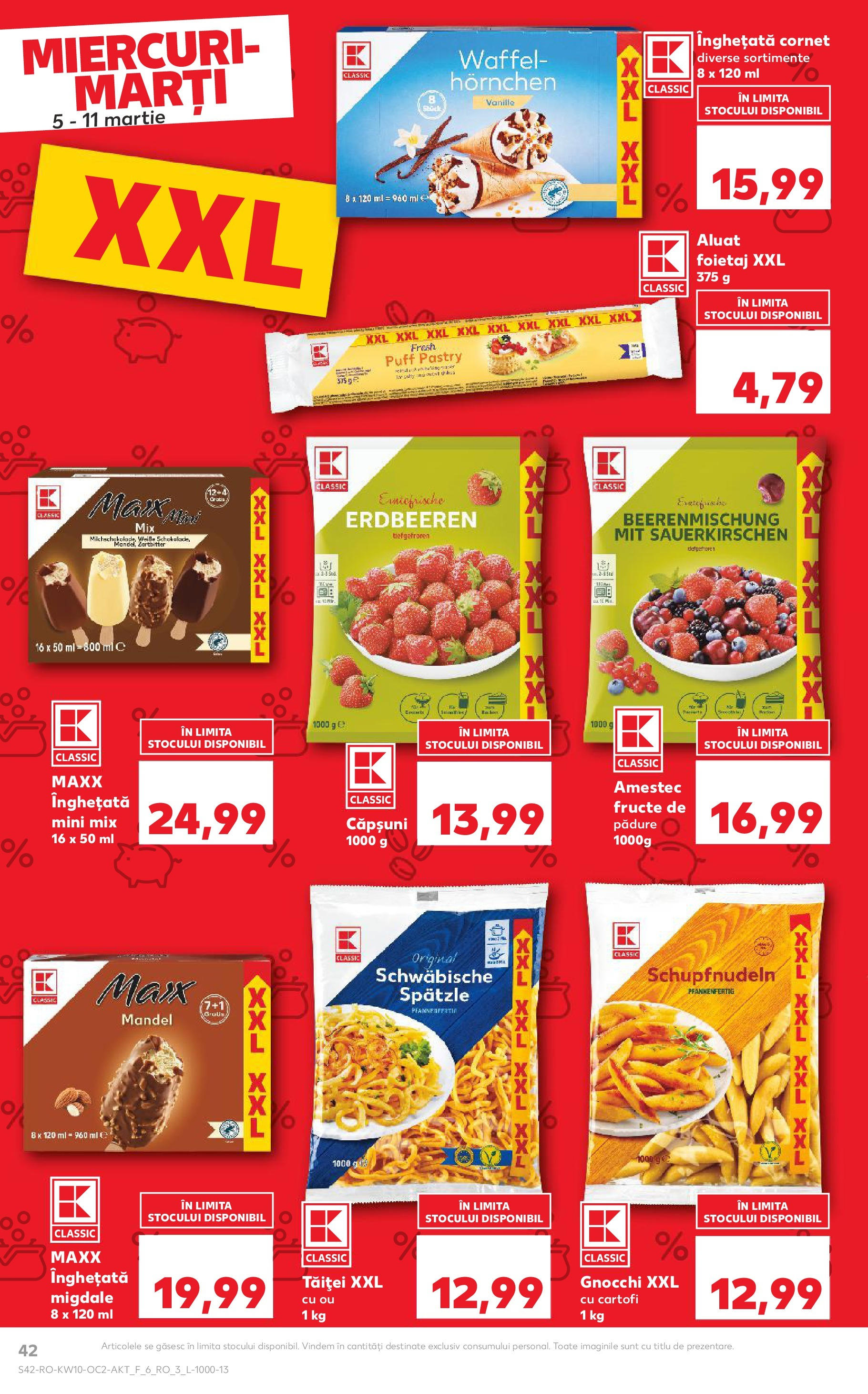 Catalog Kaufland 5 - 11 Martie 2025 | Pagina 42 | Produse: Foietaj, Aluat, Migdale, Căpșuni