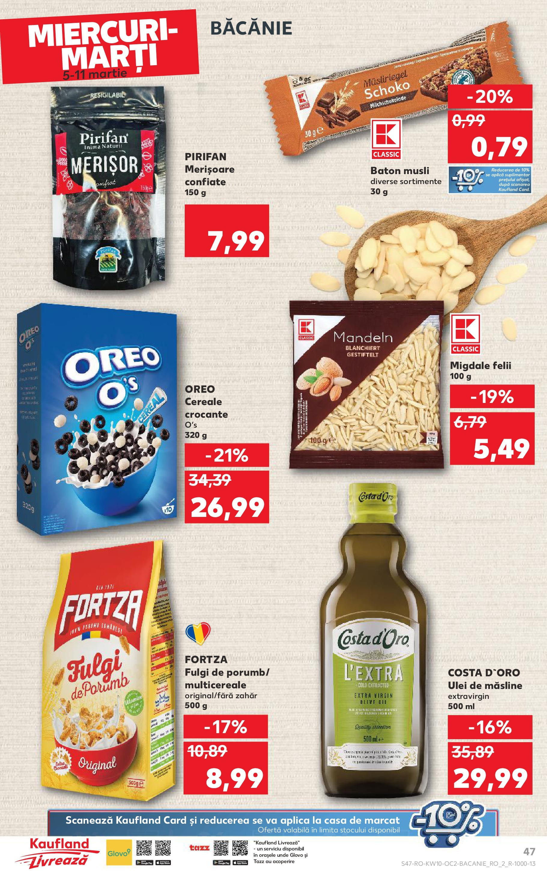 Catalog Kaufland 5 - 11 Martie 2025 | Pagina 47 | Produse: Migdale, Cereale, Fulgi, Zahăr