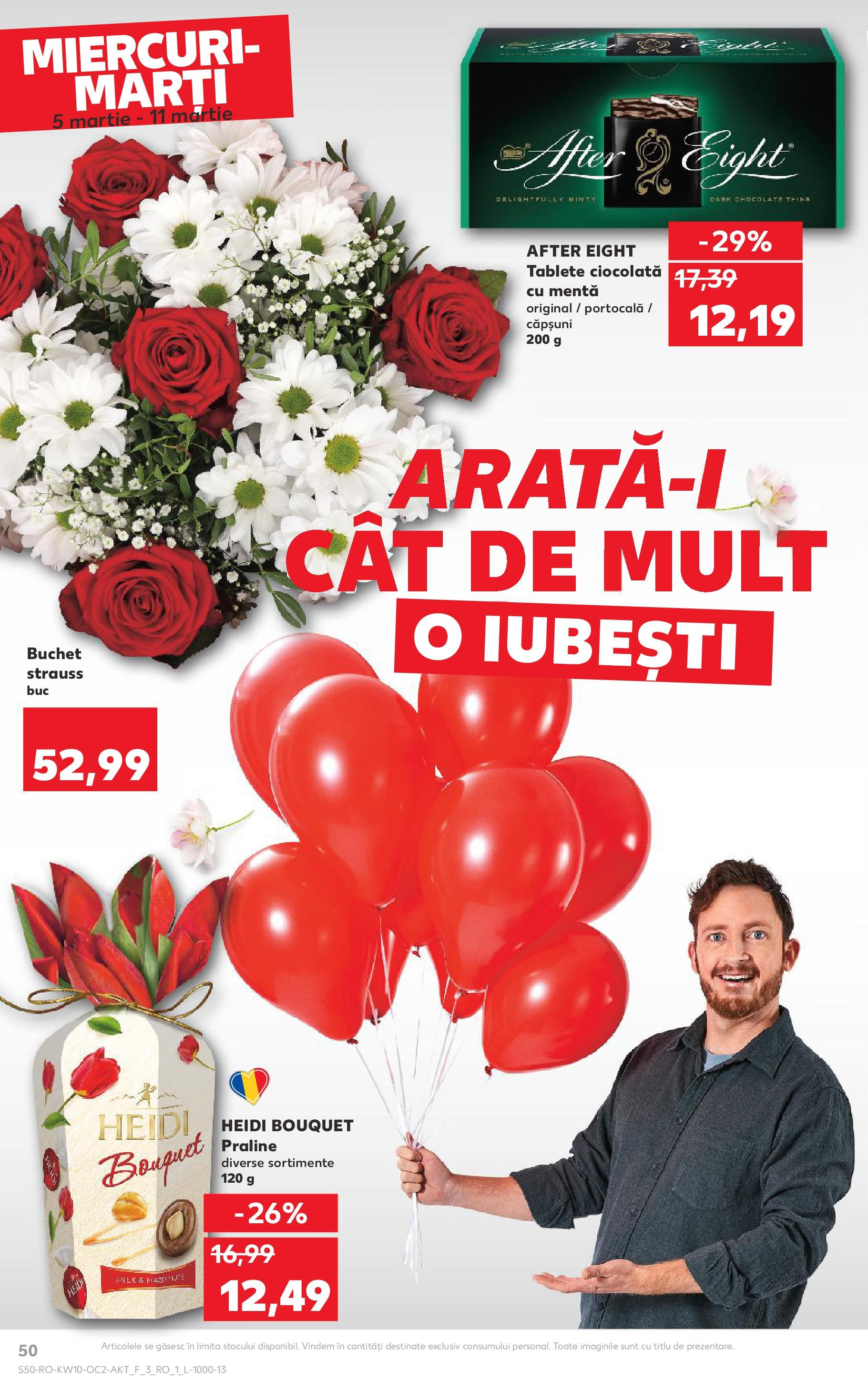 Catalog Kaufland 5 - 11 Martie 2025 | Pagina 50 | Produse: Praline, Ciocolată, Căpșuni