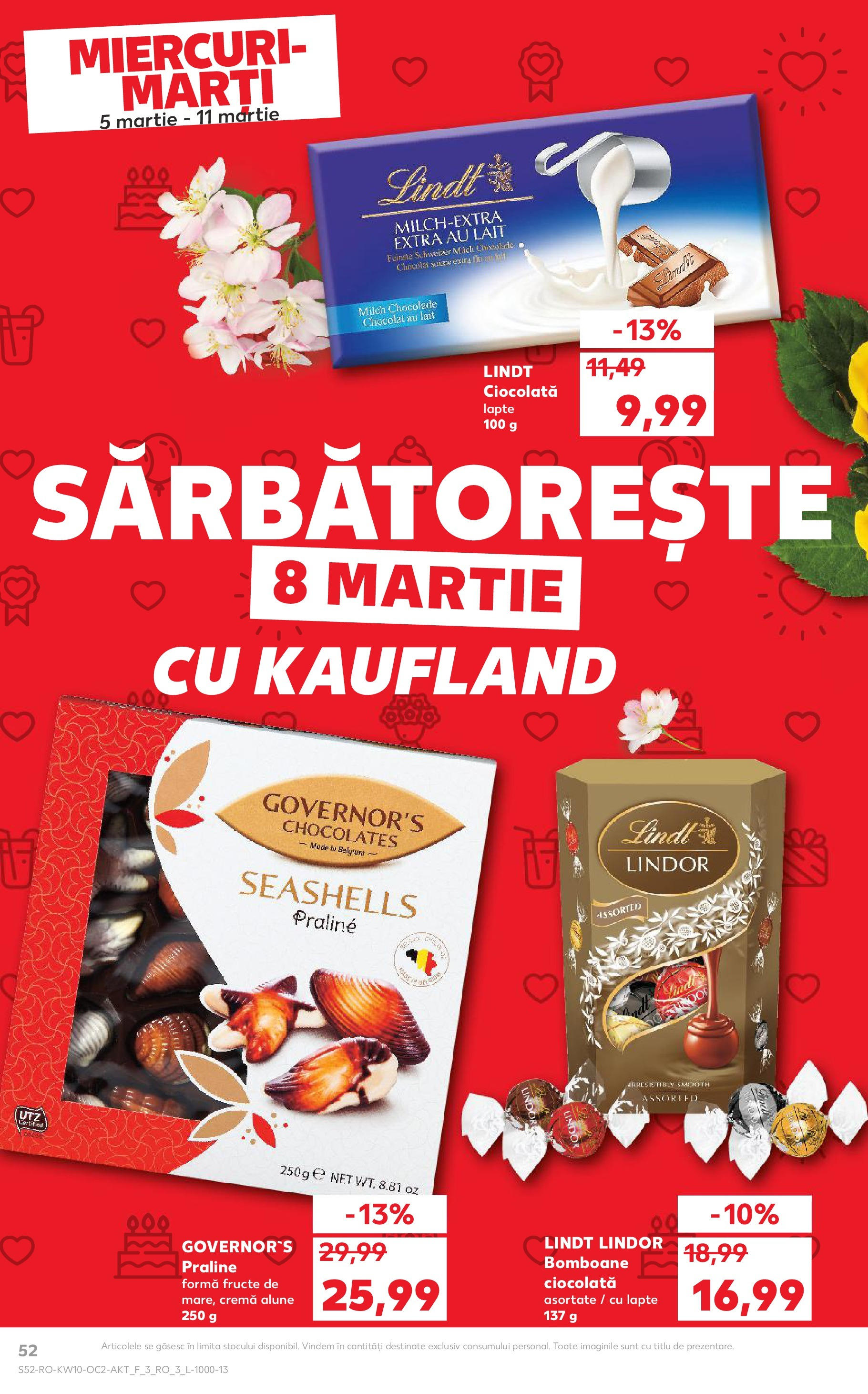 Catalog Kaufland 5 - 11 Martie 2025 | Pagina 52 | Produse: Alune, Lapte, Bomboane, Fructe