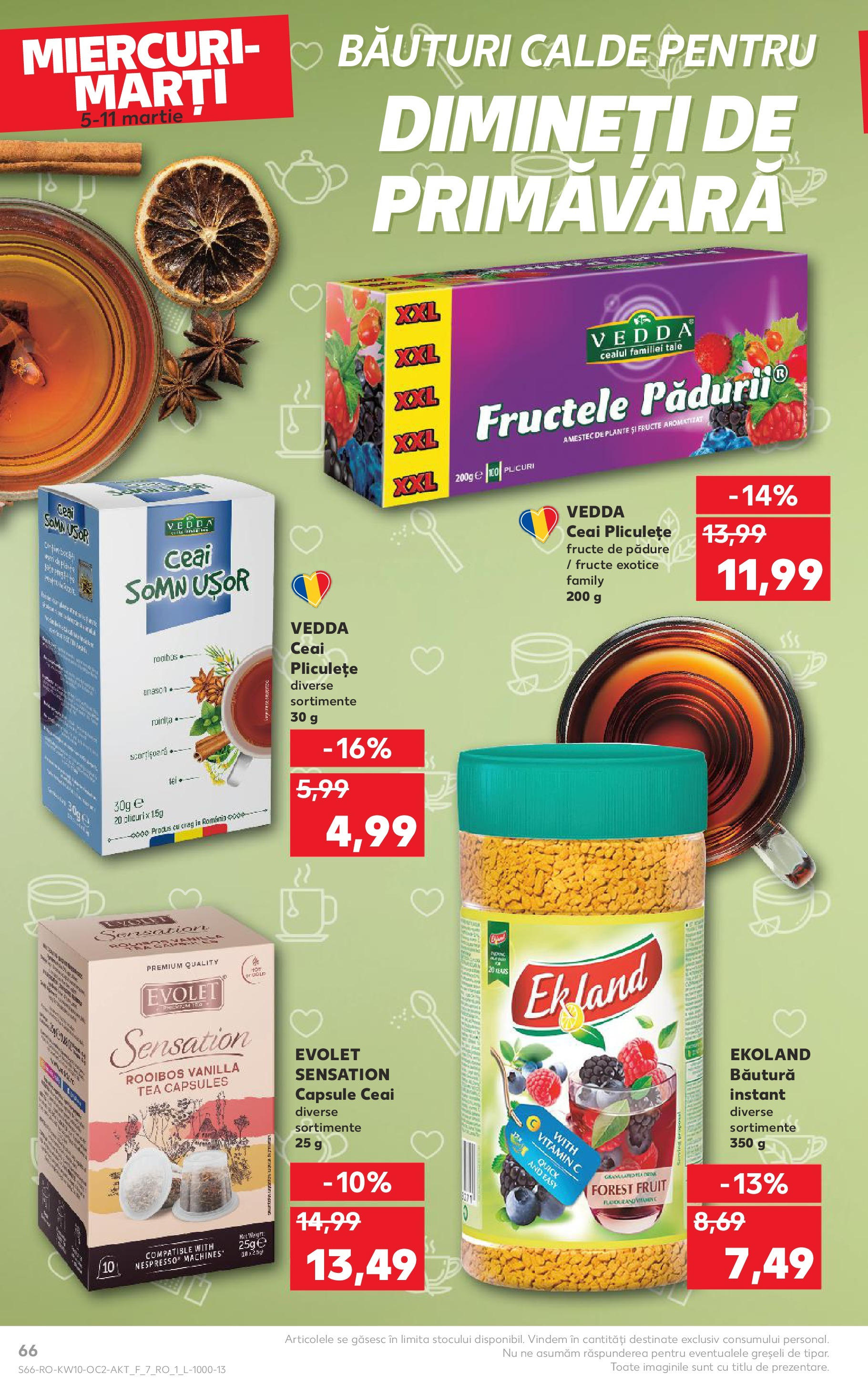 Catalog Kaufland 5 - 11 Martie 2025 | Pagina 66 | Produse: Ceai, Fructe