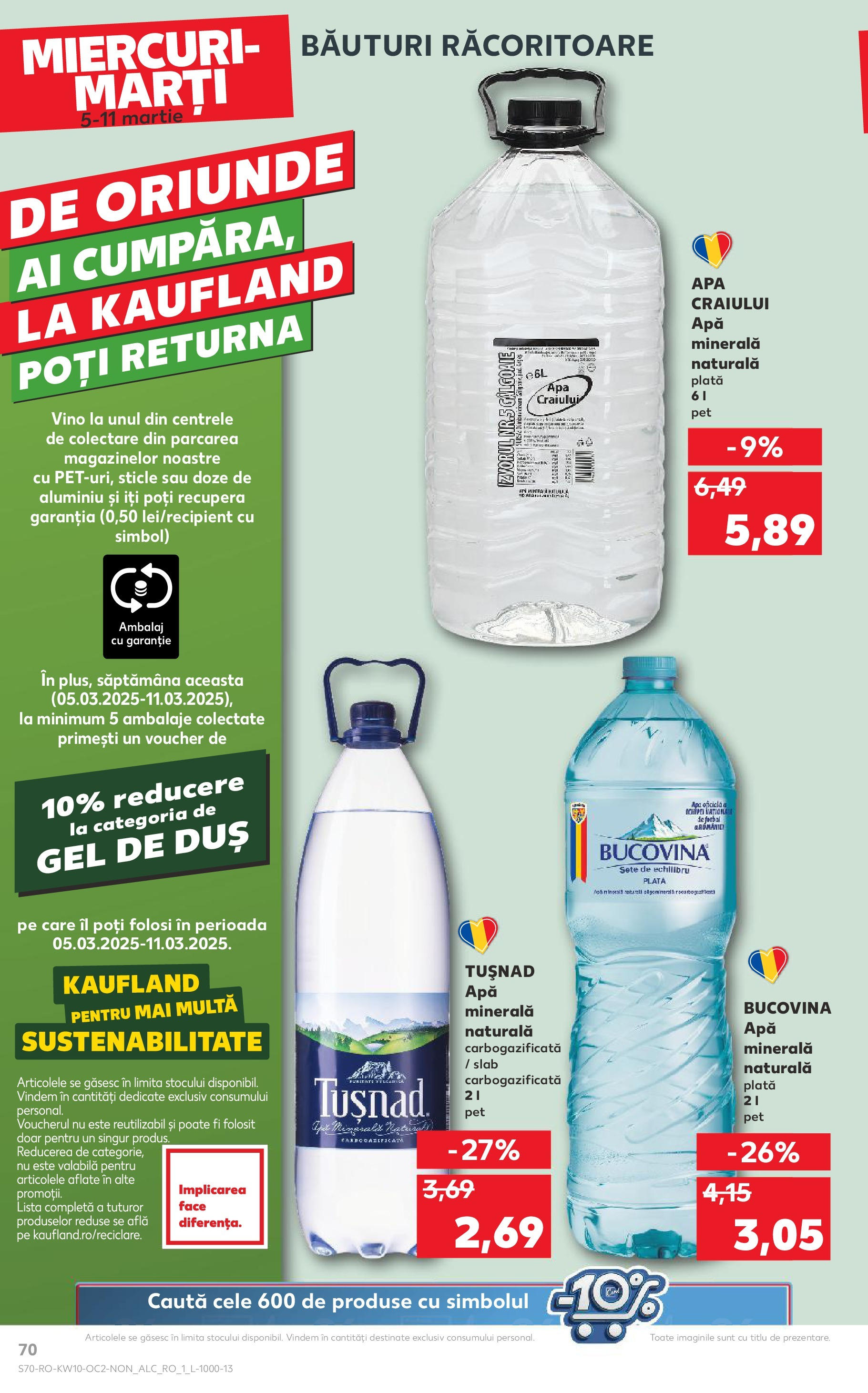 Catalog Kaufland 5 - 11 Martie 2025 | Pagina 70 | Produse: Duș, Gel de duș