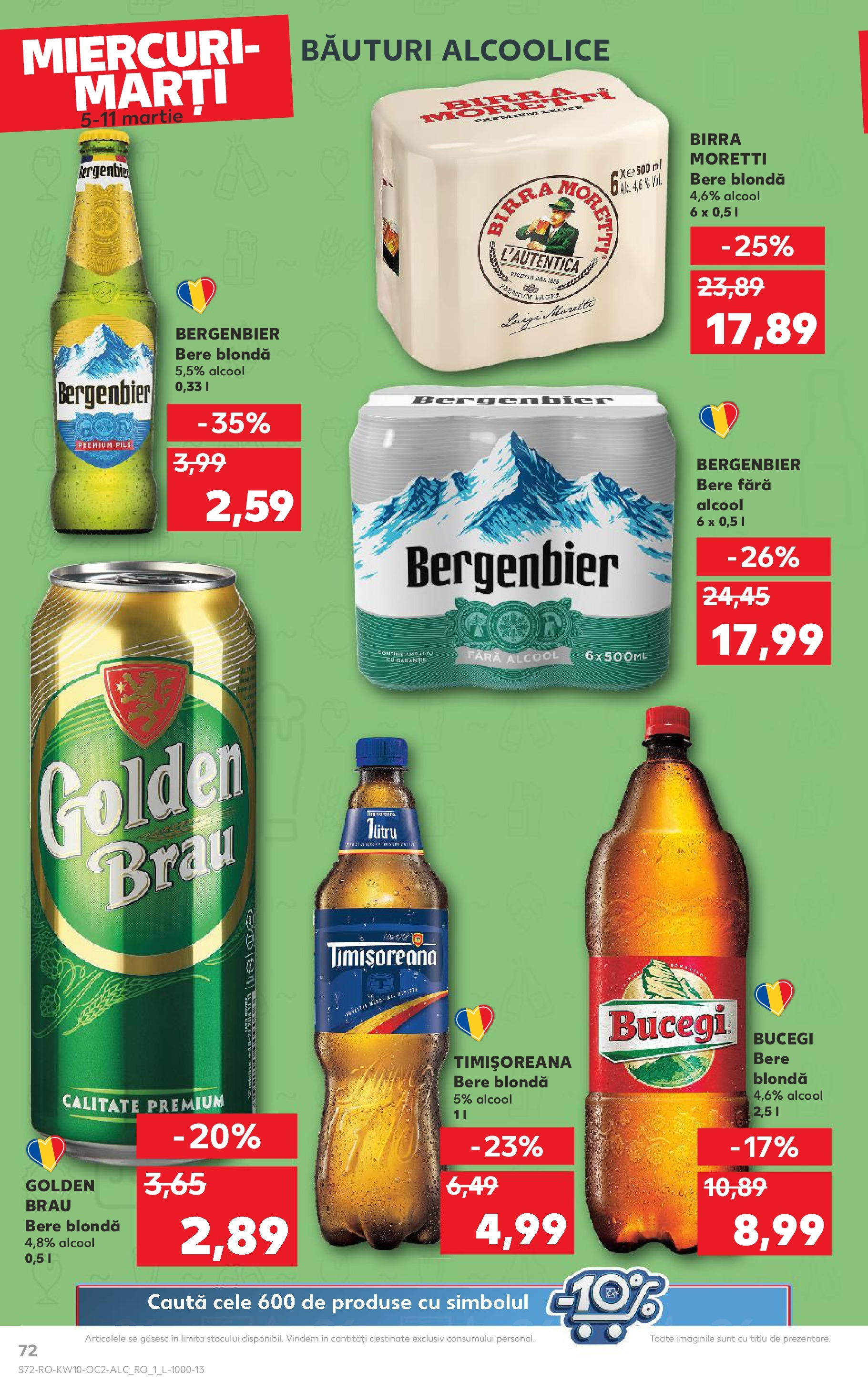 Catalog Kaufland 5 - 11 Martie 2025 | Pagina 72 | Produse: Bere, Plastik Kulübe