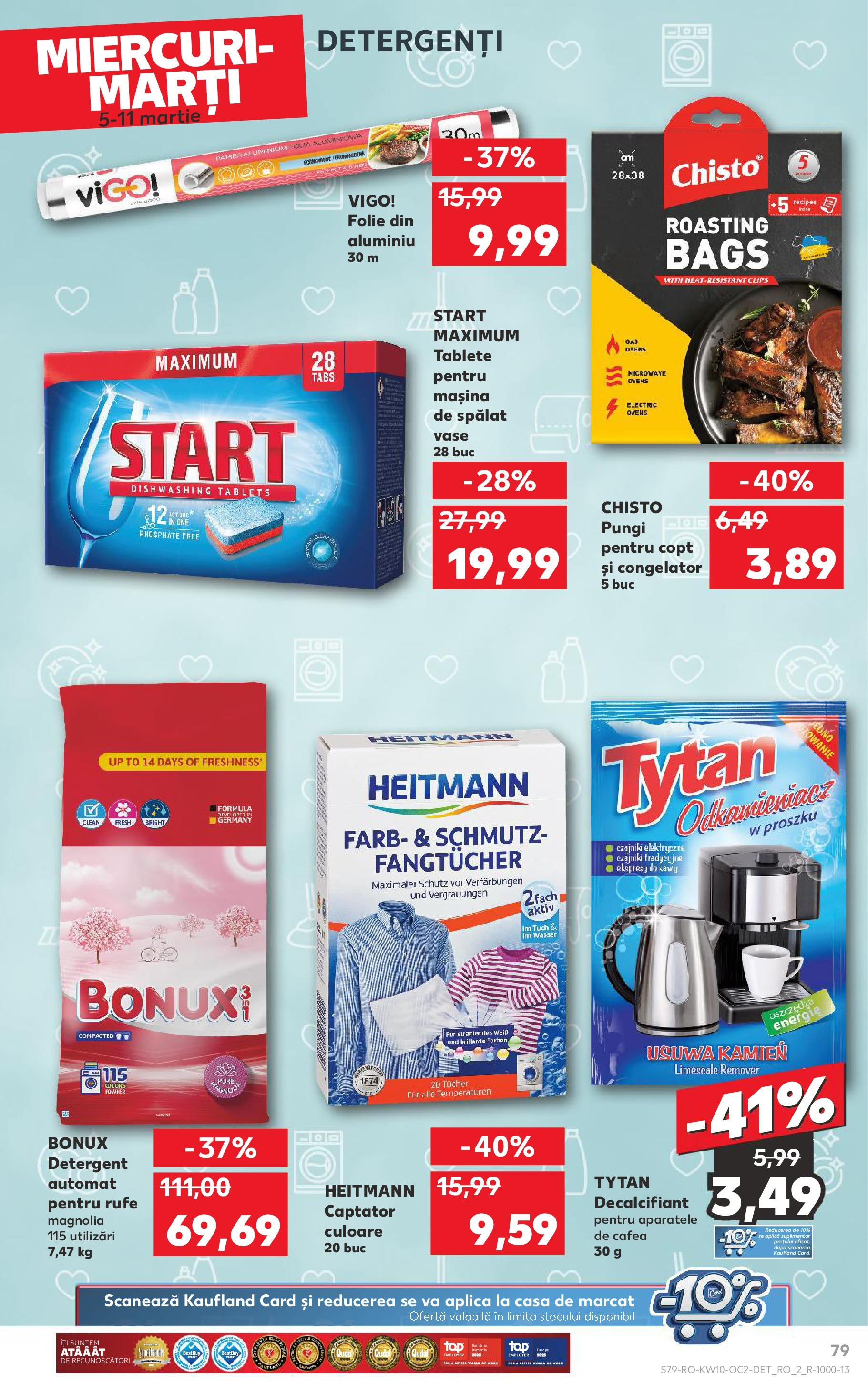 Catalog Kaufland 5 - 11 Martie 2025 | Pagina 79 | Produse: Congelator, Mașină De Spălat, Amerikan servis, Detergent