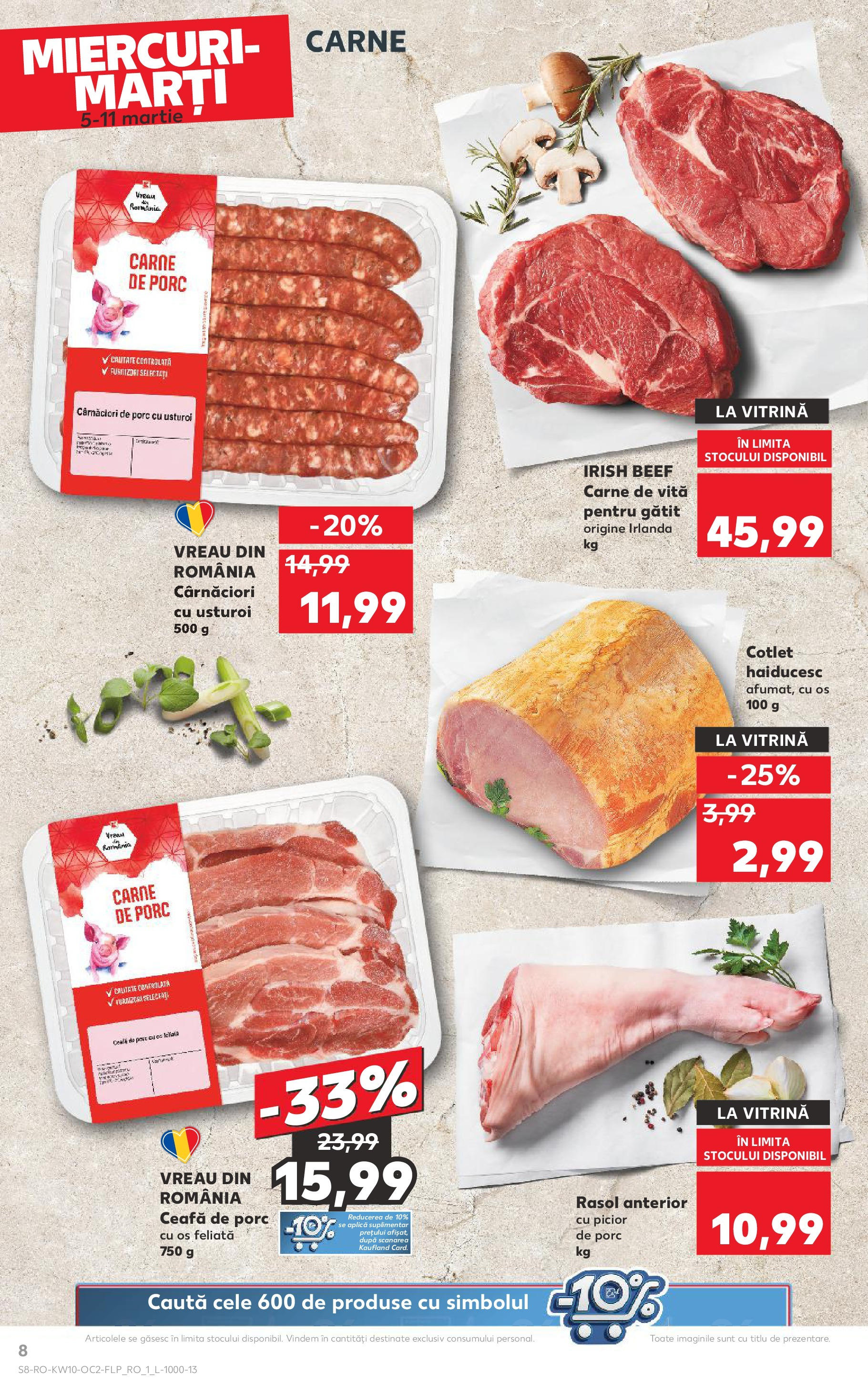 Catalog Kaufland 5 - 11 Martie 2025 | Pagina 8 | Produse: Keçeli kalem, Vitrină, Rasol, Usturoi