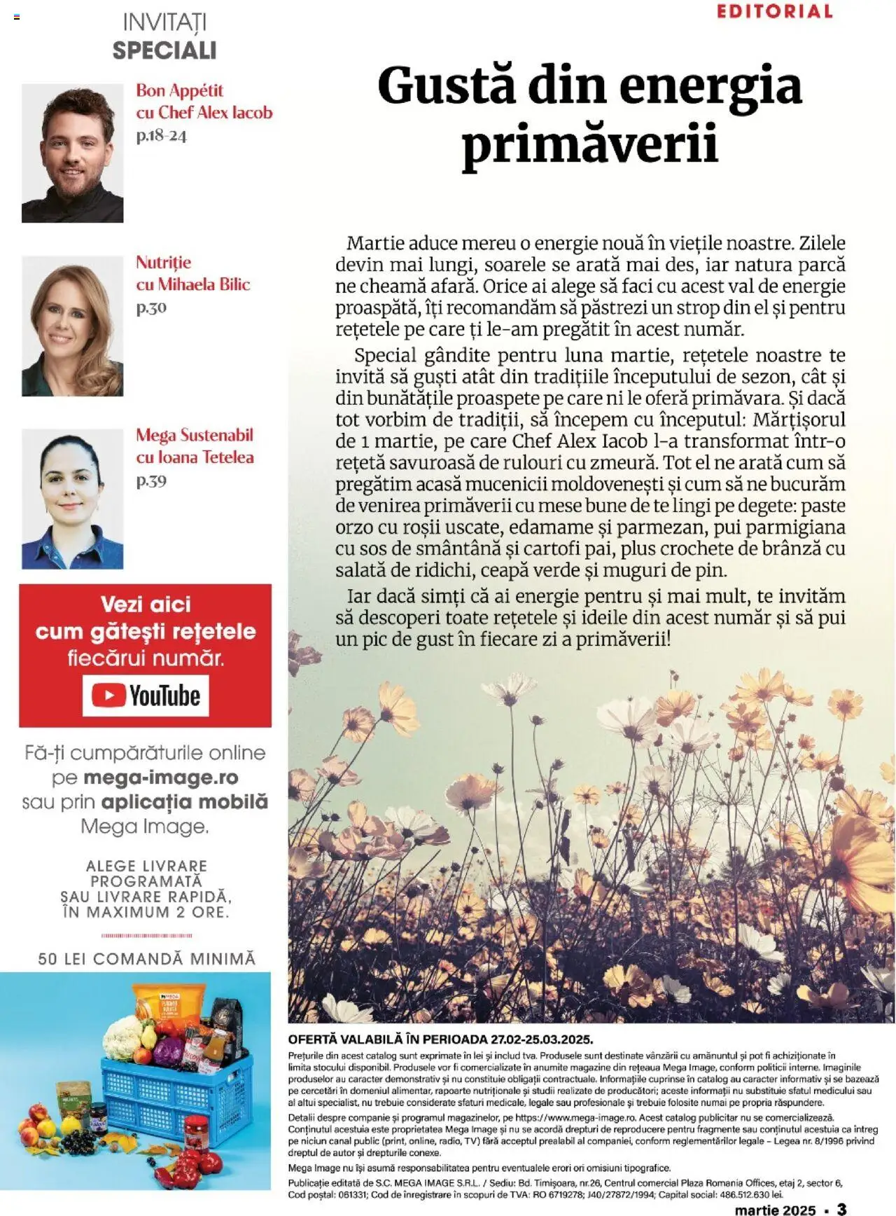 Catalog Mega Image 27 Februarie - 25 Martie 2025 | Pagina 3 | Produse: Paste, Smântână, Ceapă, Sos