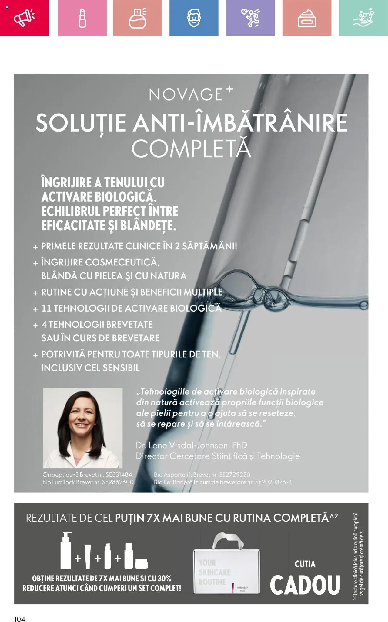 Catalog Oriflame 23 Martie - 12 Aprilie 2025 | Pagina 104 | Produse: Şerit ödül, Gel de curățare, Cremă