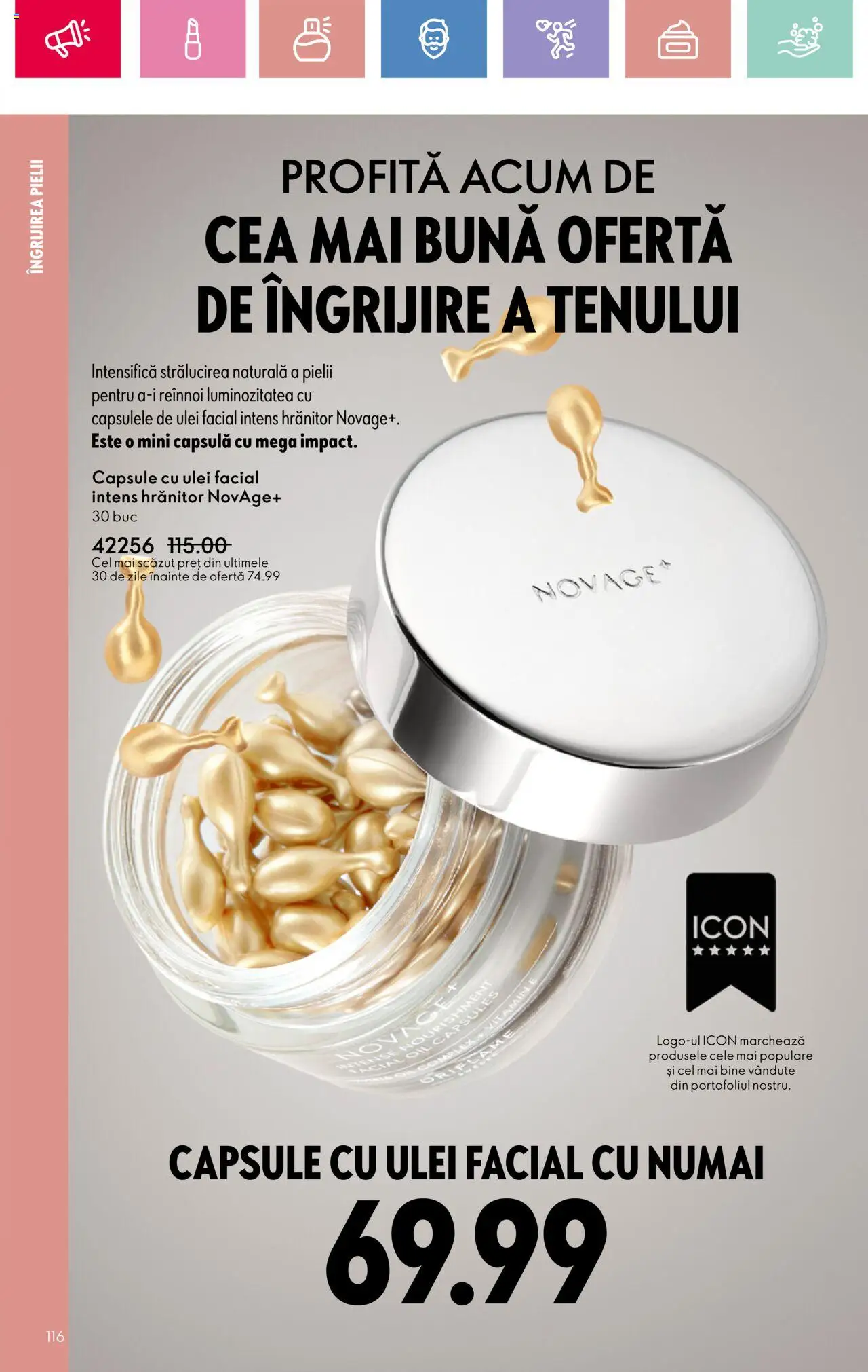Catalog Oriflame 23 Martie - 12 Aprilie 2025 | Pagina 116 | Produse: Capsule cu ulei, Ulei