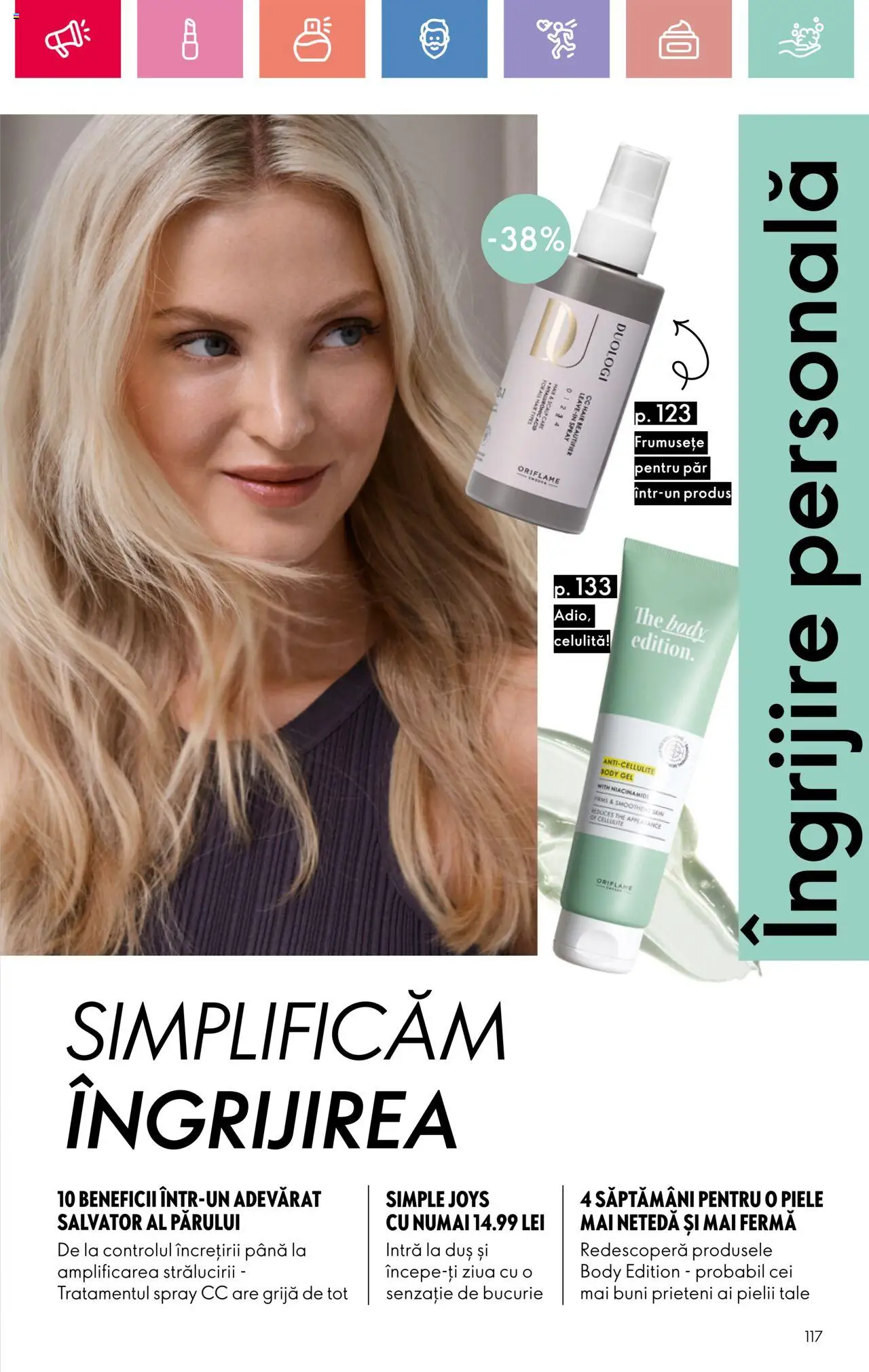 Catalog Oriflame 23 Martie - 12 Aprilie 2025 | Pagina 117 | Produse: Body, Duș