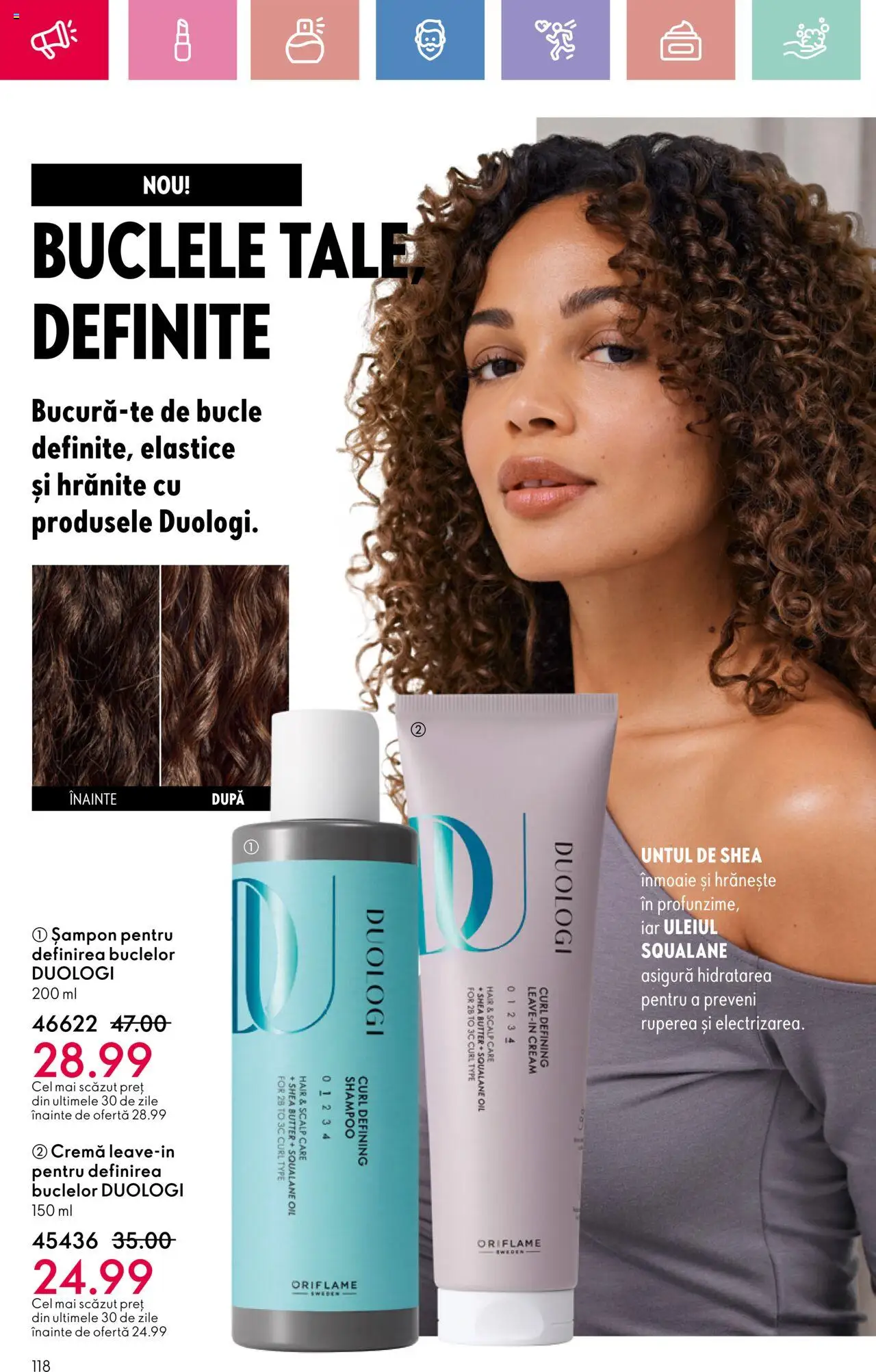 Catalog Oriflame 23 Martie - 12 Aprilie 2025 | Pagina 118 | Produse: Șampon, Cremă