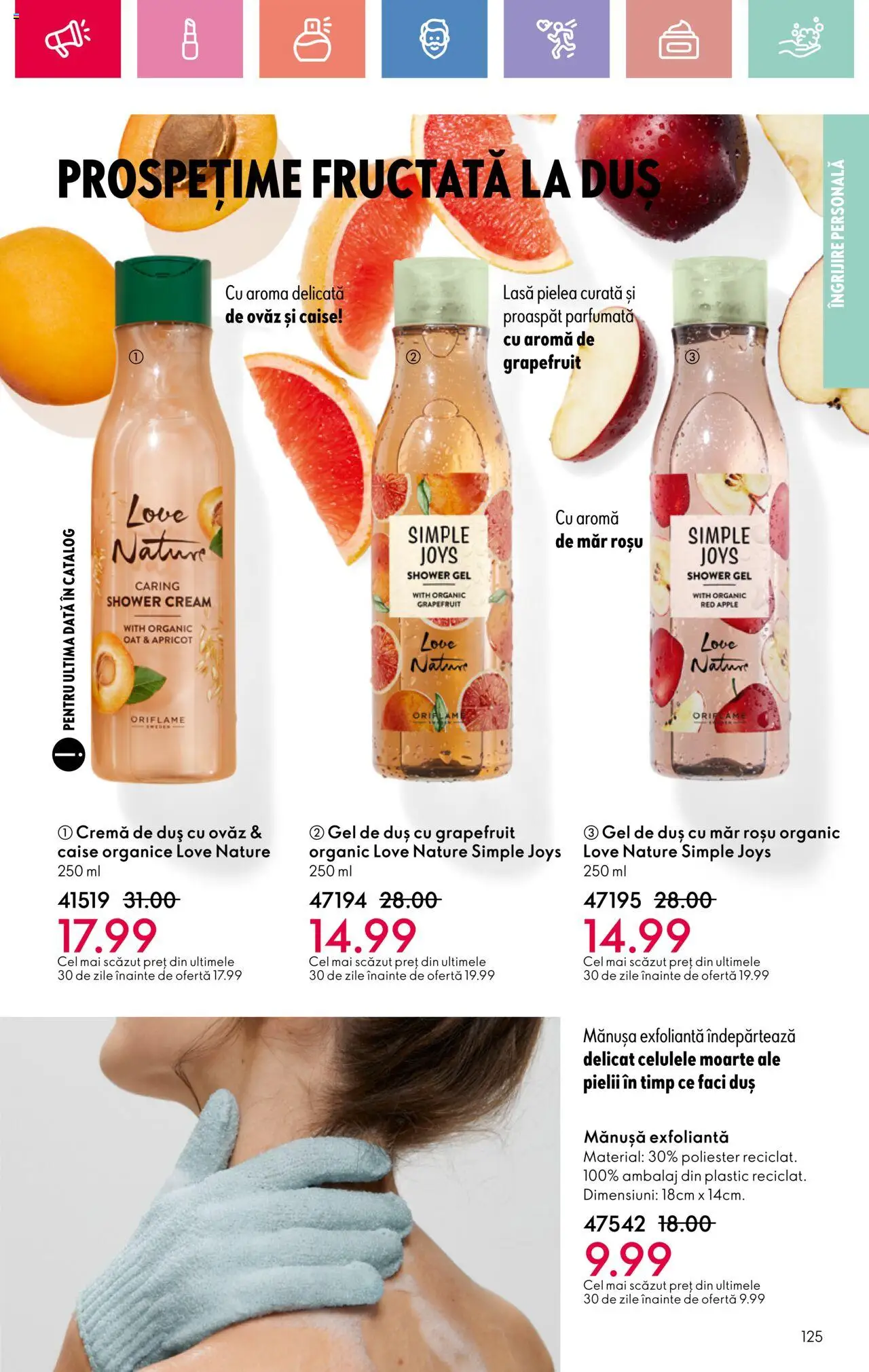 Catalog Oriflame 23 Martie - 12 Aprilie 2025 | Pagina 125 | Produse: Cremă, Apple, Gel de duș, Ahtapot