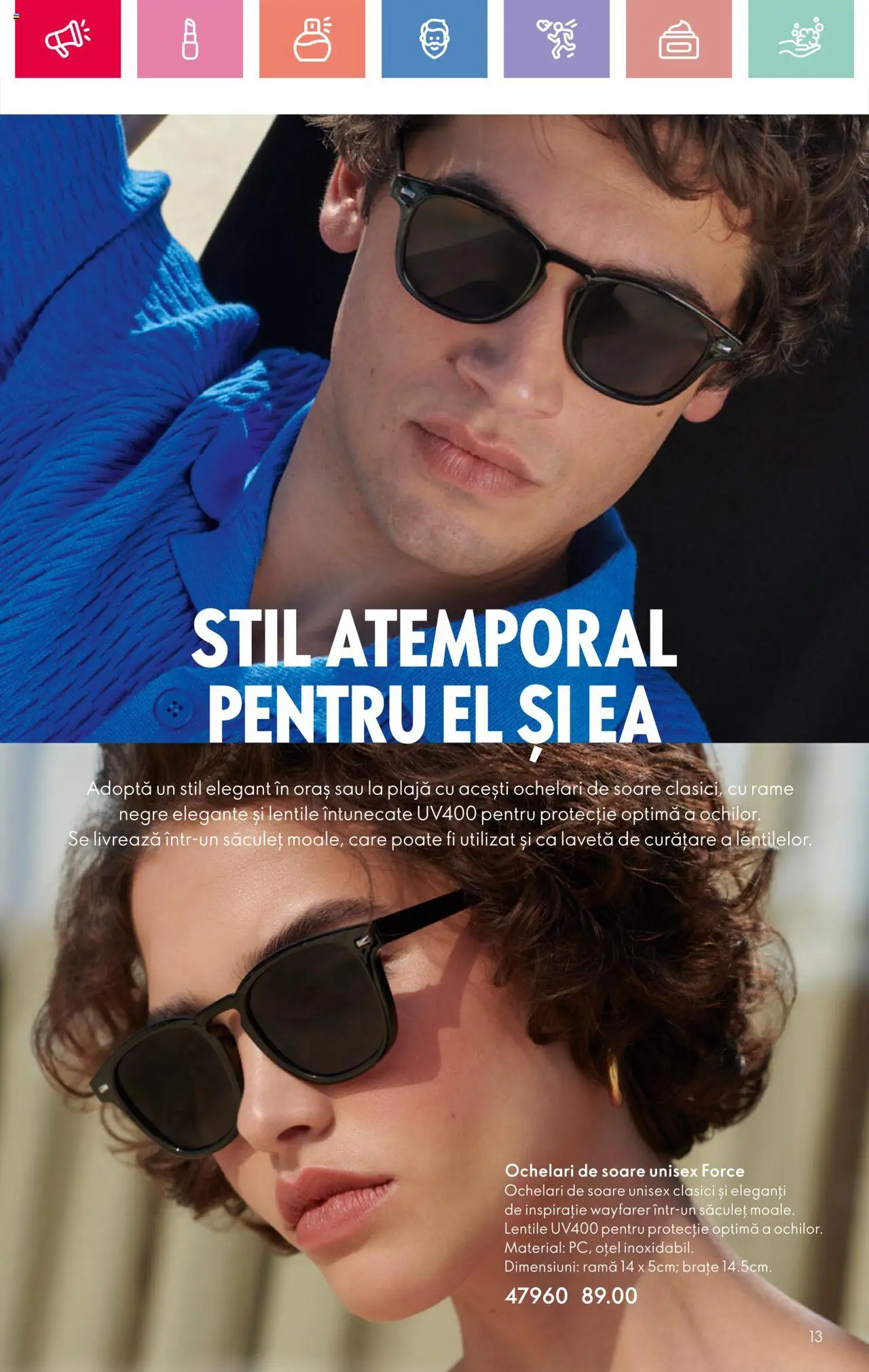 Catalog Oriflame 23 Martie - 12 Aprilie 2025 | Pagina 13 | Produse: Ochelari, Ochelari de soare