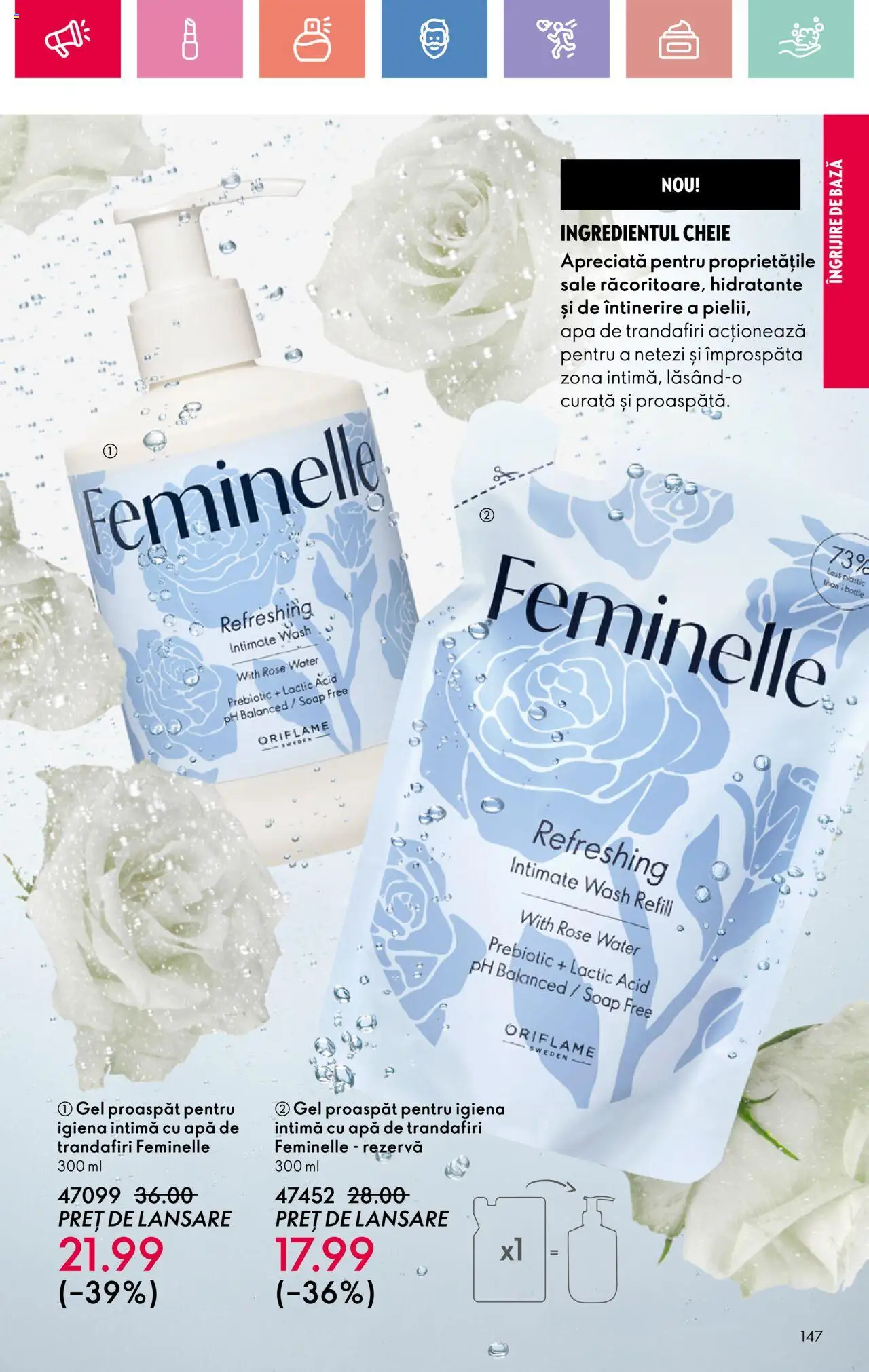 Catalog Oriflame 23 Martie - 12 Aprilie 2025 | Pagina 147 | Produse: Apă