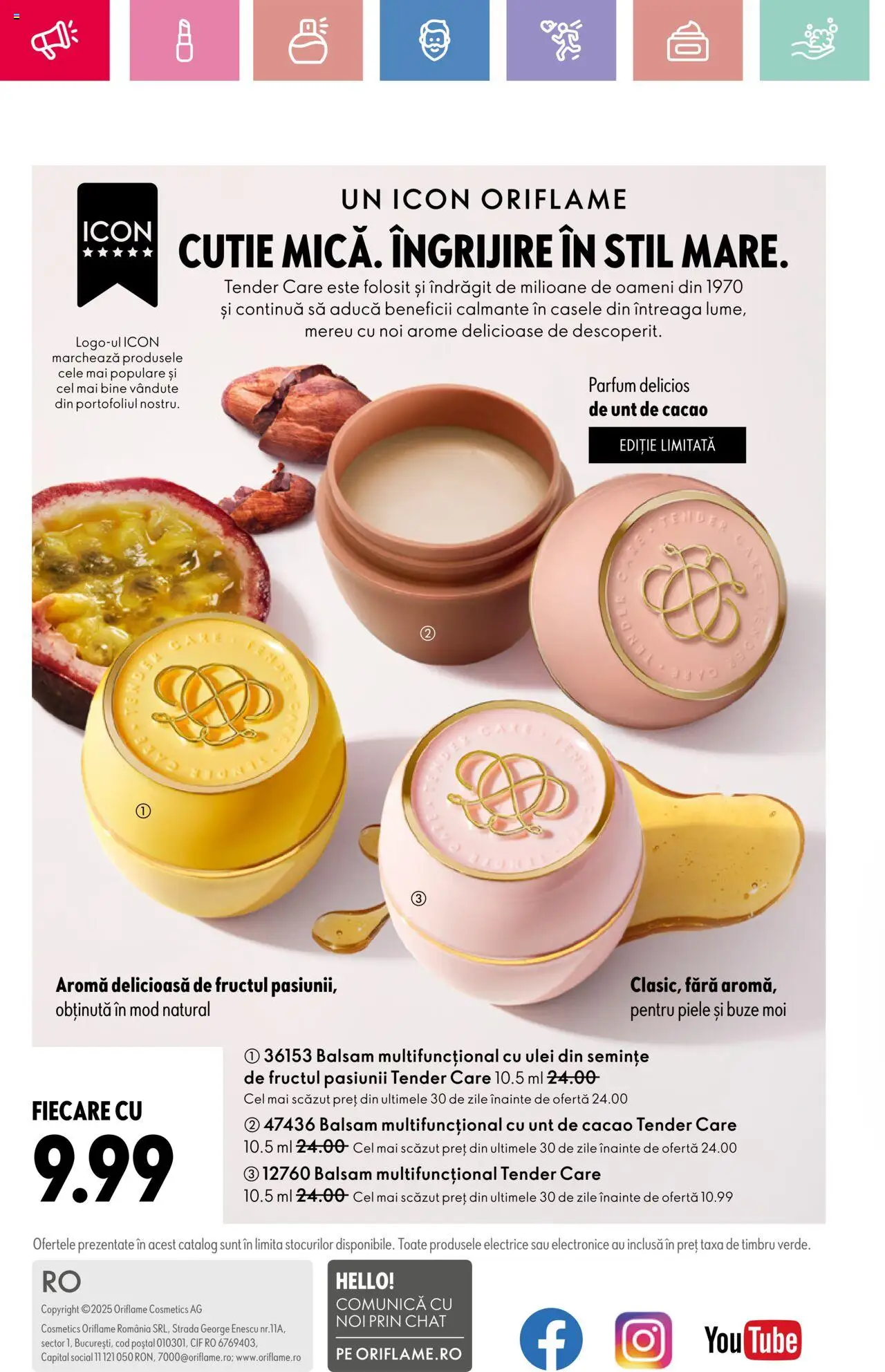 Catalog Oriflame 23 Martie - 12 Aprilie 2025 | Pagina 148 | Produse: Cutie, Semințe, Ulei, Cacao