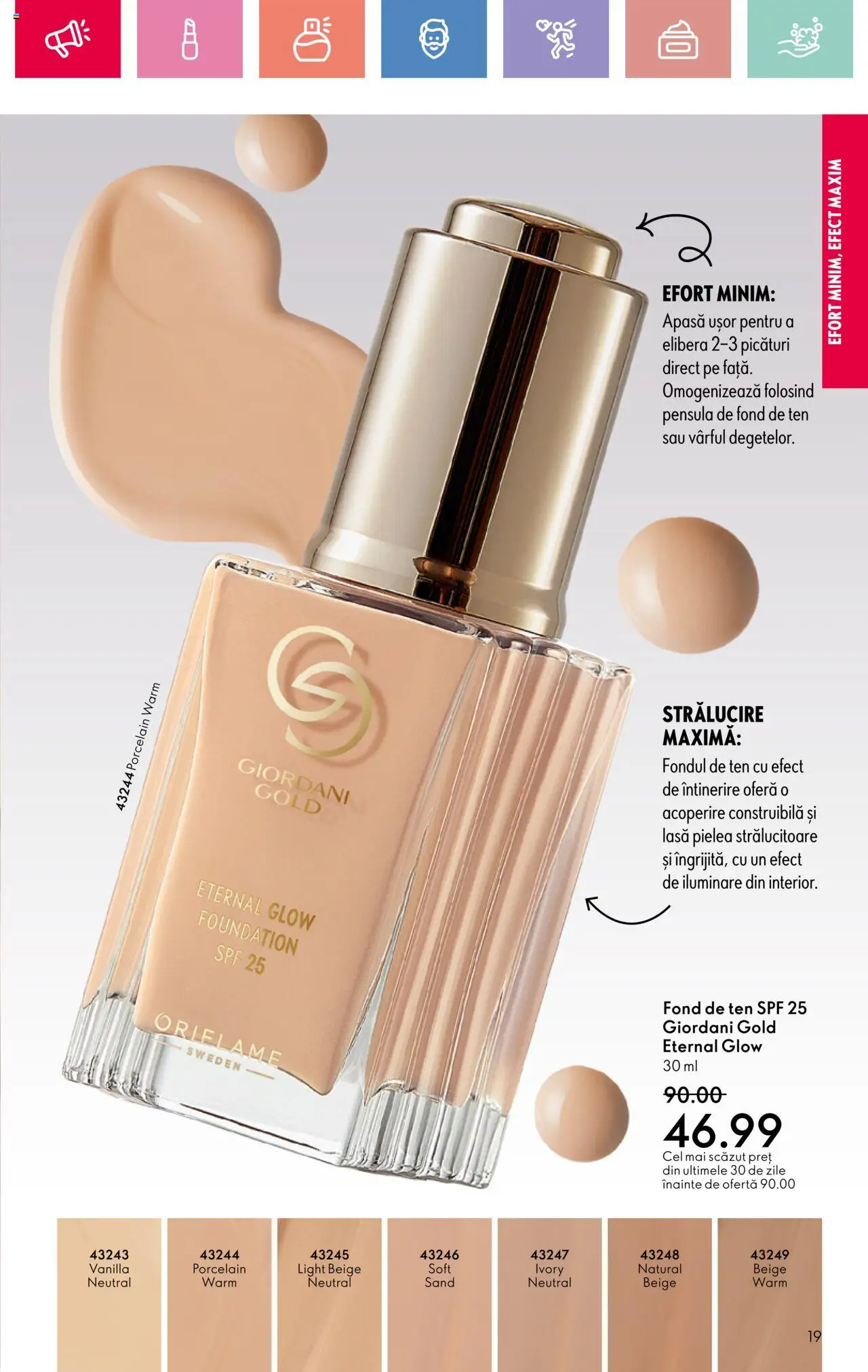 Catalog Oriflame 23 Martie - 12 Aprilie 2025 | Pagina 19 | Produse: Fond de ten