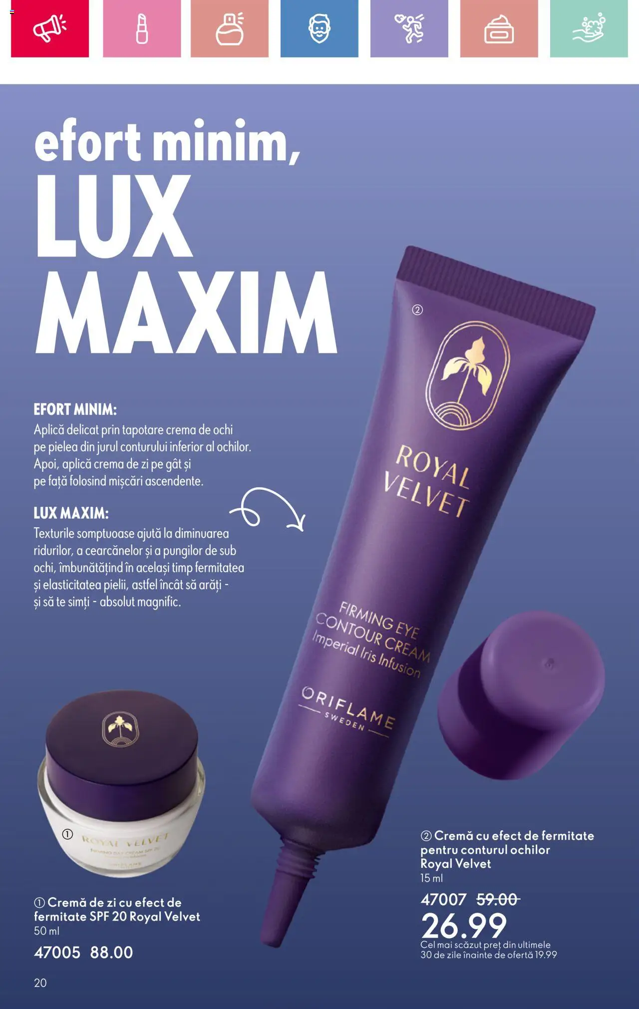 Catalog Oriflame 23 Martie - 12 Aprilie 2025 | Pagina 20 | Produse: Cremă de zi, Cremă