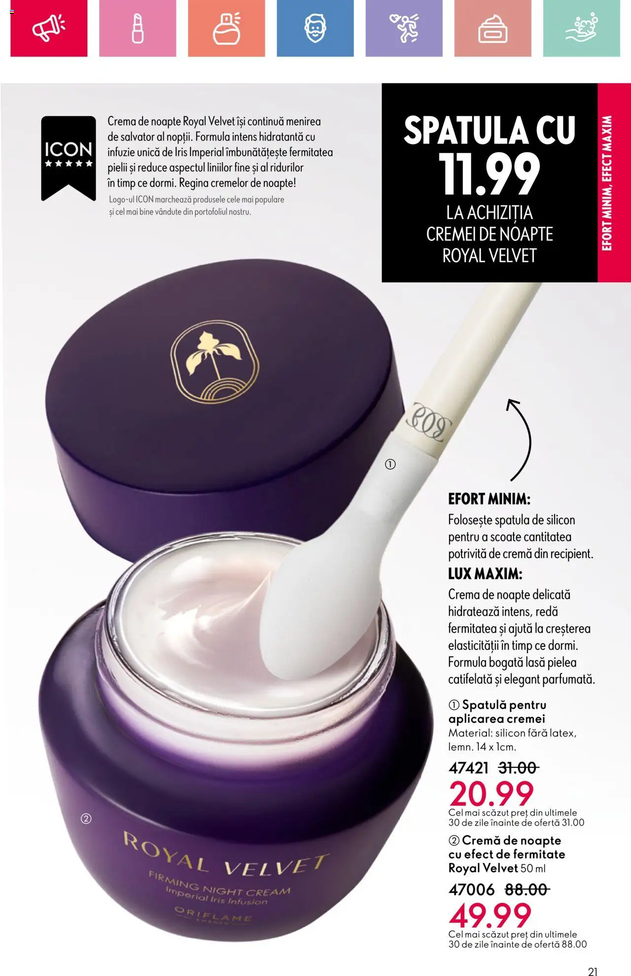 Catalog Oriflame 23 Martie - 12 Aprilie 2025 | Pagina 21 | Produse: Cremă de noapte, Cremă
