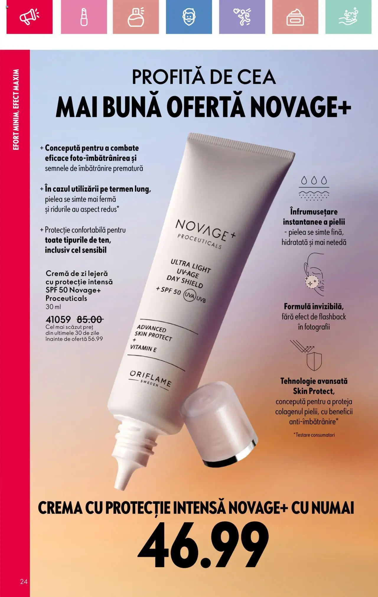 Catalog Oriflame 23 Martie - 12 Aprilie 2025 | Pagina 24 | Produse: Cremă de zi, Cremă
