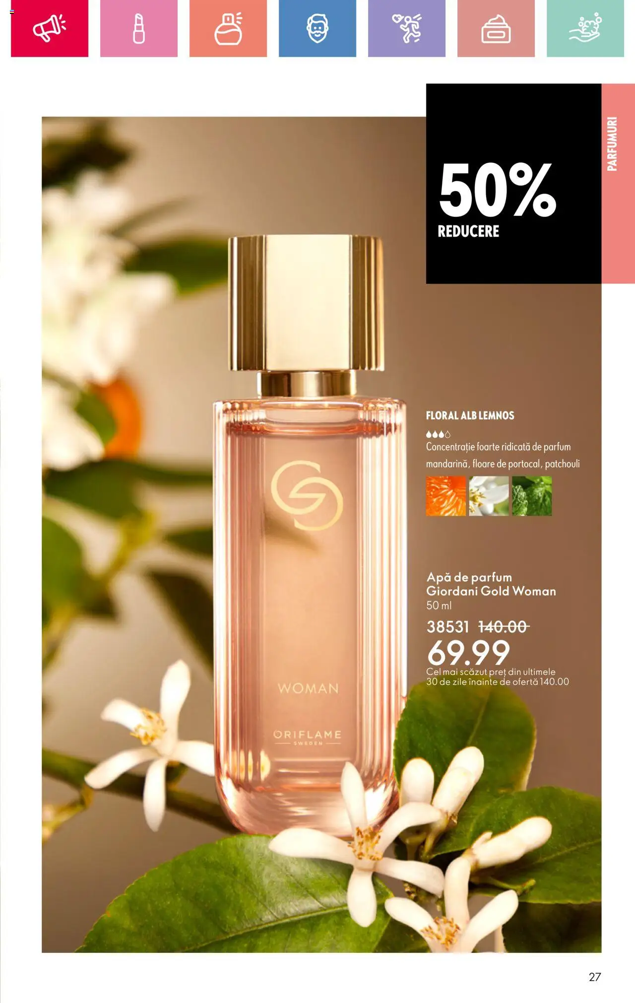 Catalog Oriflame 23 Martie - 12 Aprilie 2025 | Pagina 27 | Produse: Apă de parfum, Parfum, Apă