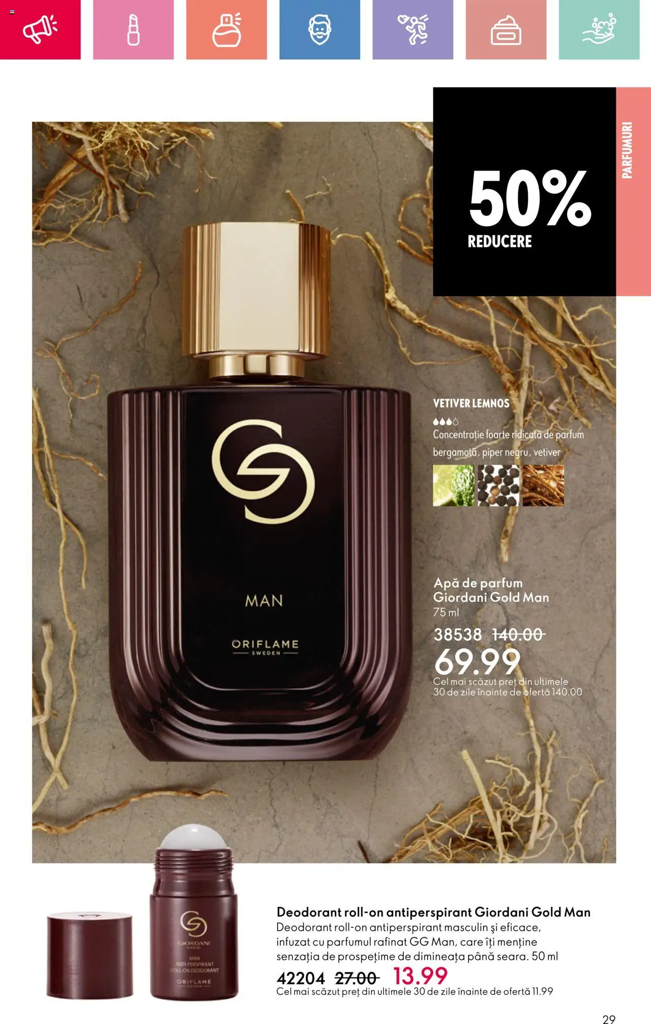 Catalog Oriflame 23 Martie - 12 Aprilie 2025 | Pagina 29 | Produse: Apă de parfum, Deodorant, Antiperspirant, Apă