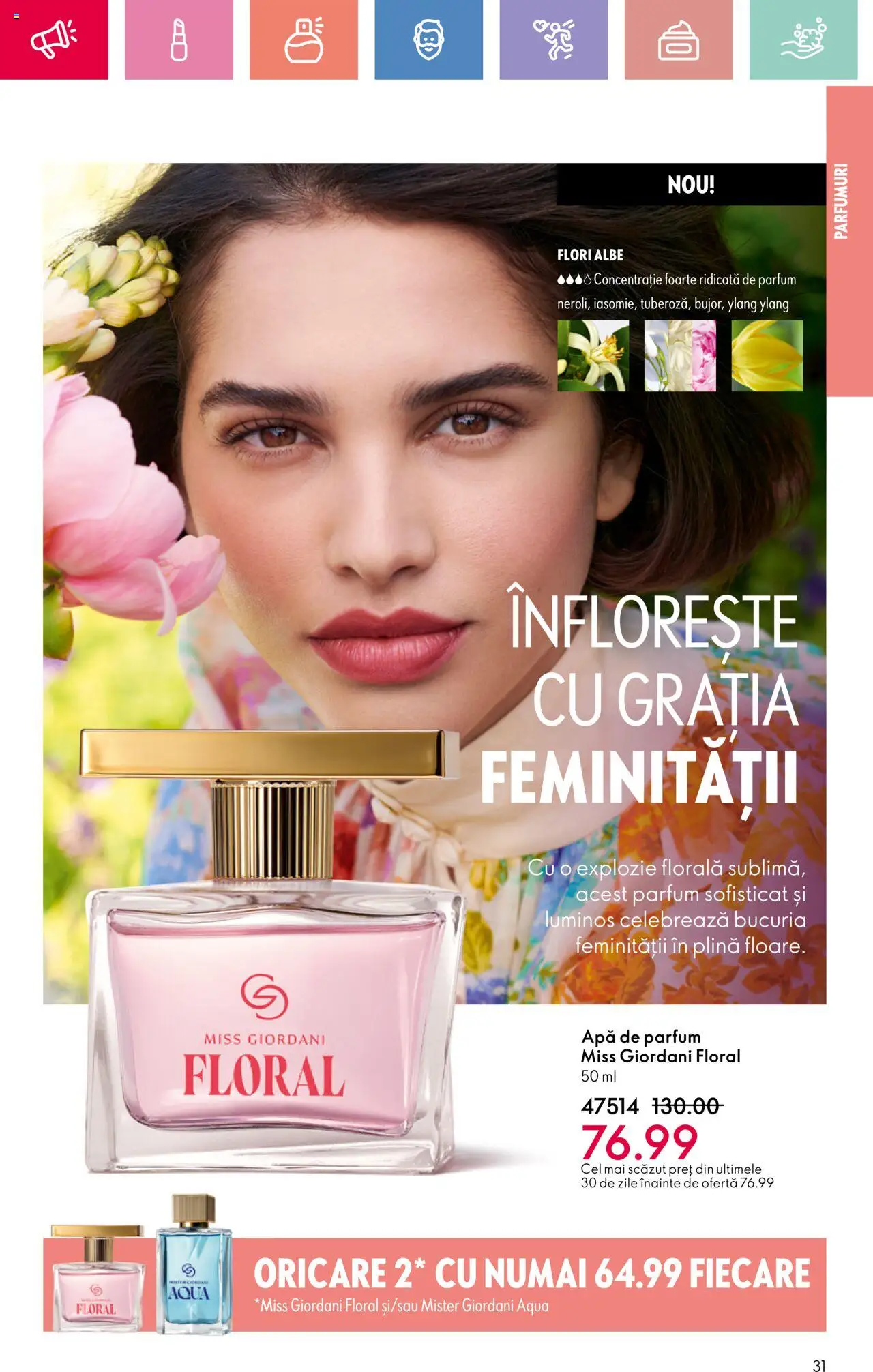 Catalog Oriflame 23 Martie - 12 Aprilie 2025 | Pagina 31 | Produse: Apă de parfum, Parfum, Apă
