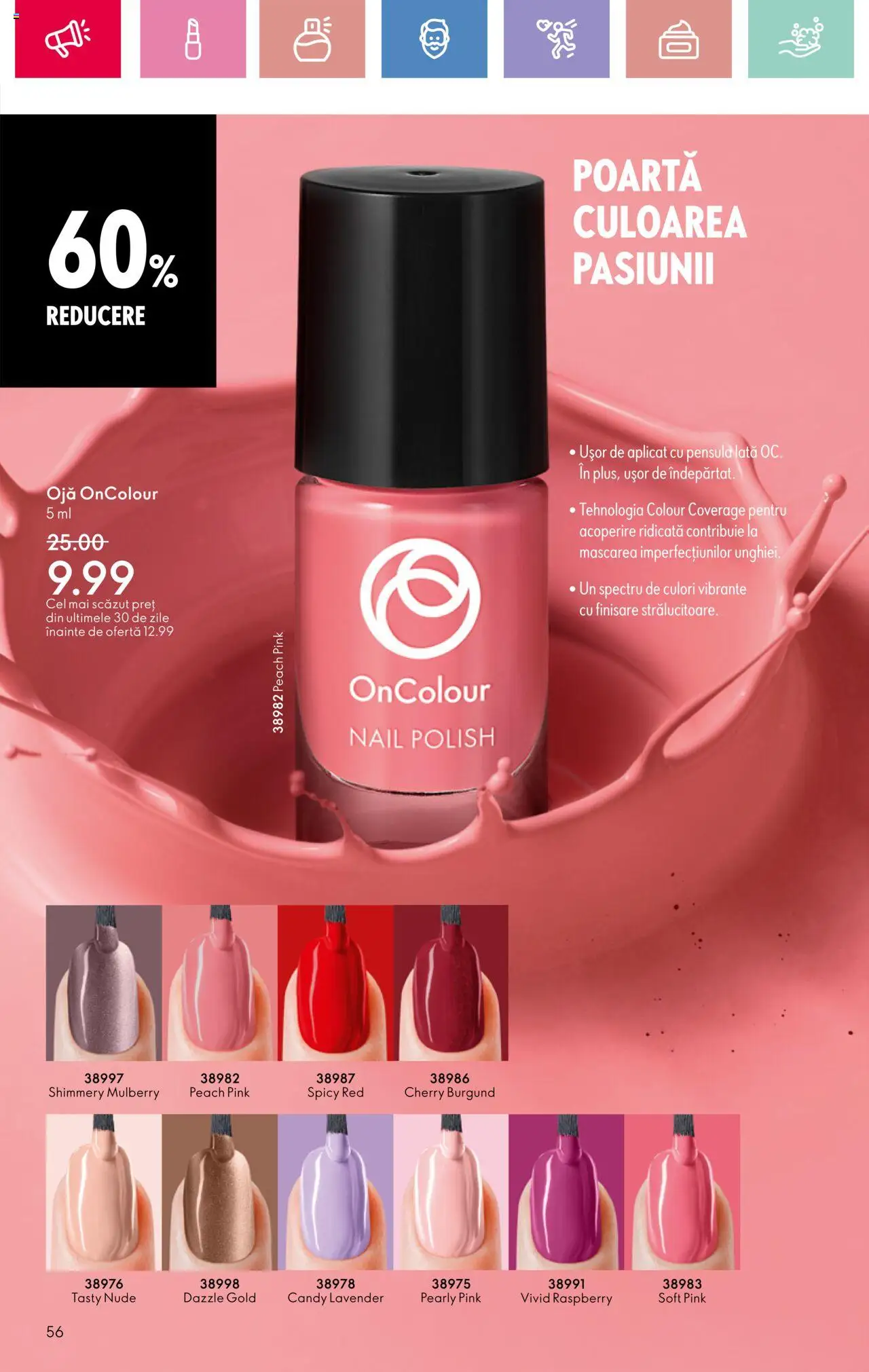 Catalog Oriflame 23 Martie - 12 Aprilie 2025 | Pagina 56 | Produse: Ojă