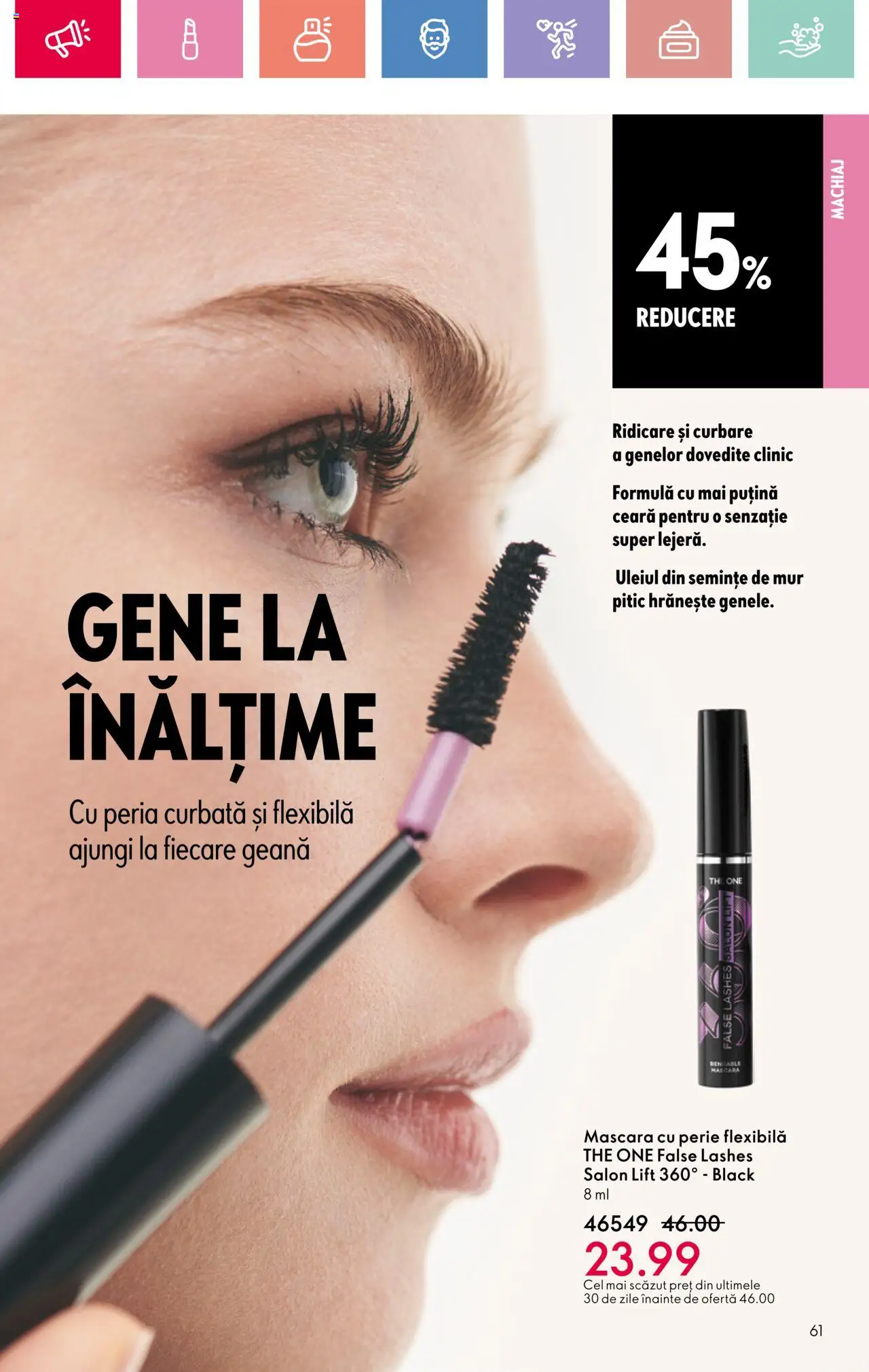 Catalog Oriflame 23 Martie - 12 Aprilie 2025 | Pagina 61 | Produse: Machiaj, Perie, Semințe, Mascara