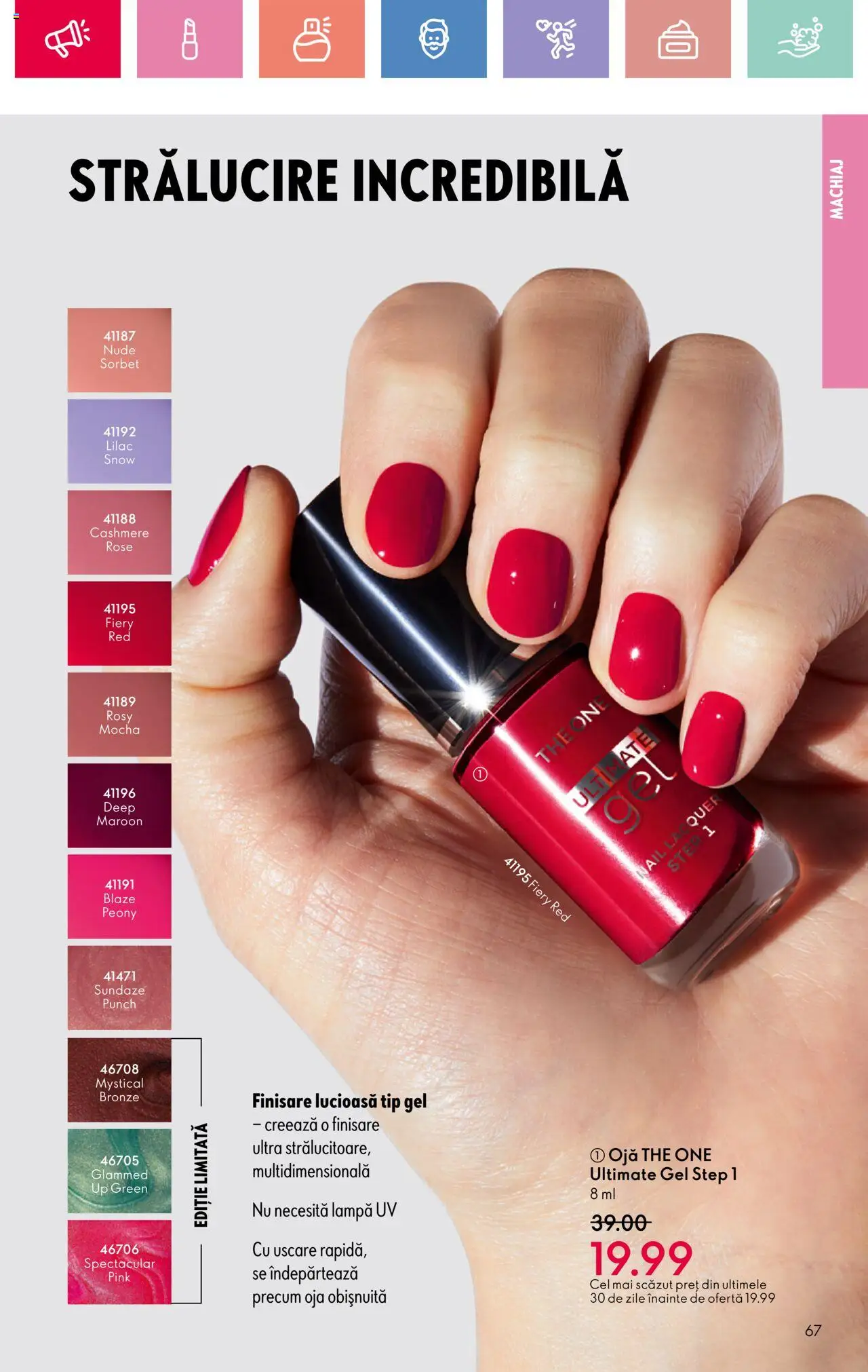 Catalog Oriflame 23 Martie - 12 Aprilie 2025 | Pagina 67 | Produse: Lampă, Machiaj, Ojă