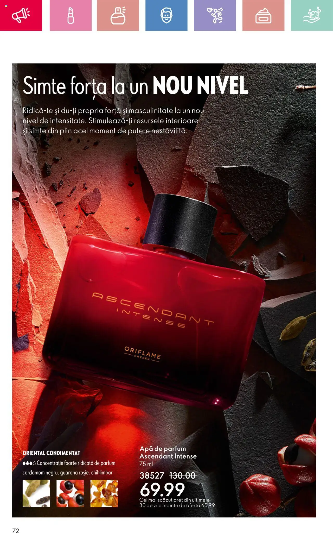 Catalog Oriflame 23 Martie - 12 Aprilie 2025 | Pagina 72 | Produse: Apă de parfum, Parfum, Apă