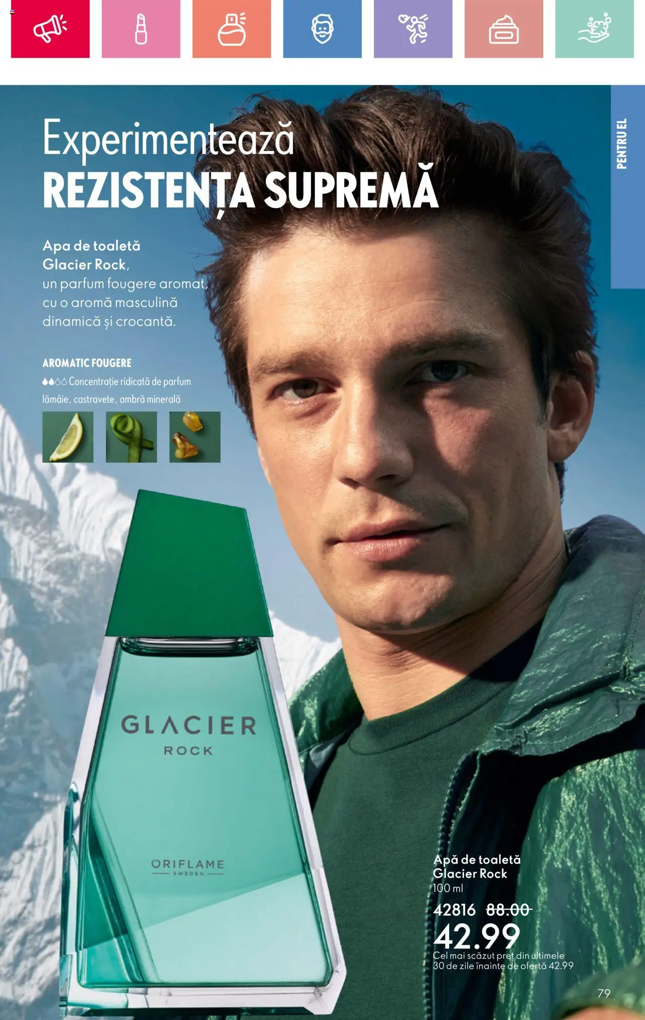 Catalog Oriflame 23 Martie - 12 Aprilie 2025 | Pagina 79 | Produse: Toaletă, Parfum, Apă de toaletă, Apă