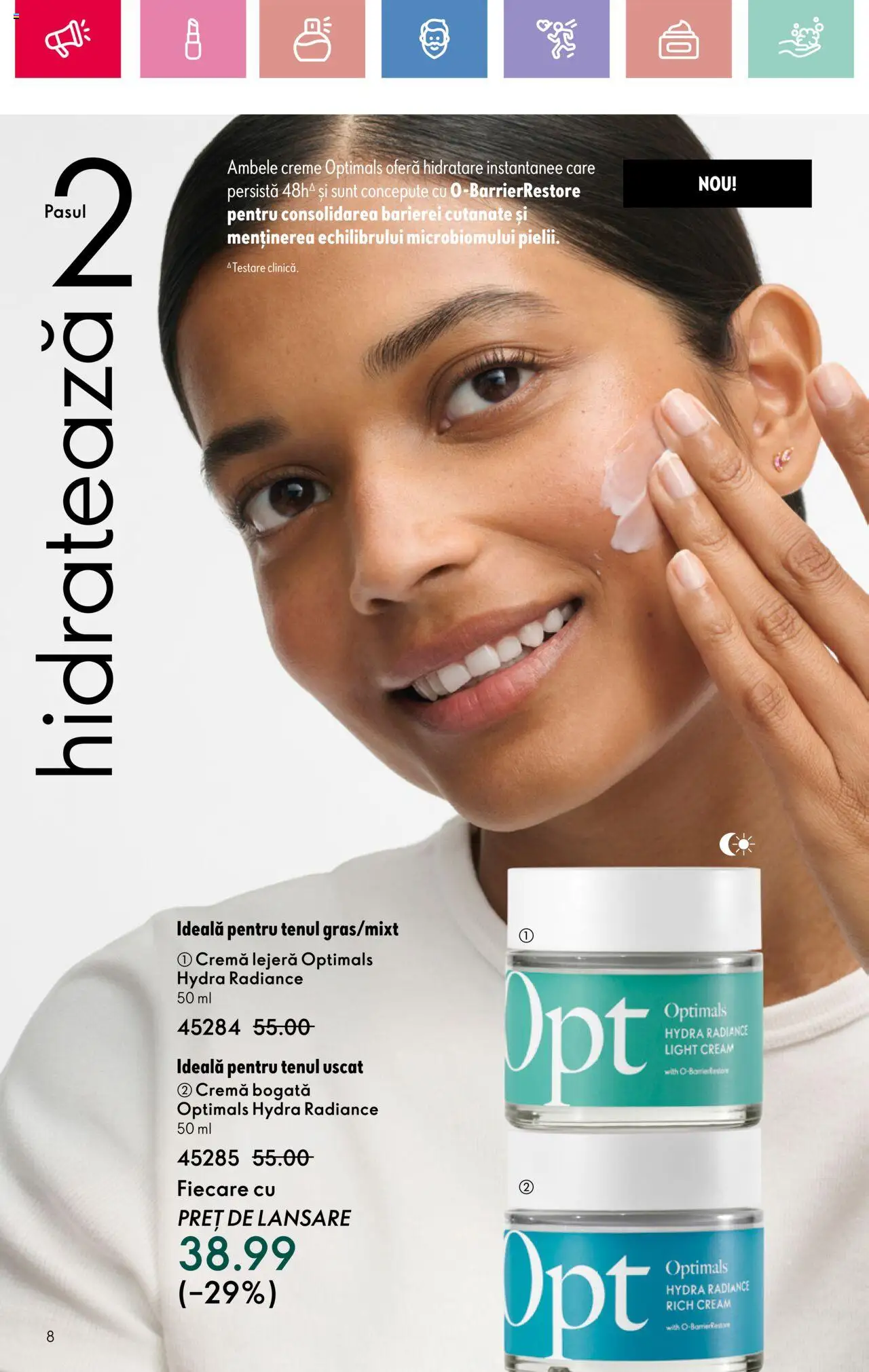 Catalog Oriflame 23 Martie - 12 Aprilie 2025 | Pagina 8 | Produse: Cremă