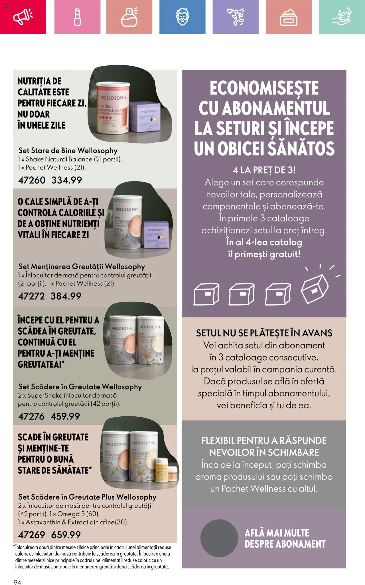 Catalog Oriflame 23 Martie - 12 Aprilie 2025 | Pagina 94 | Produse: Masă, Shake