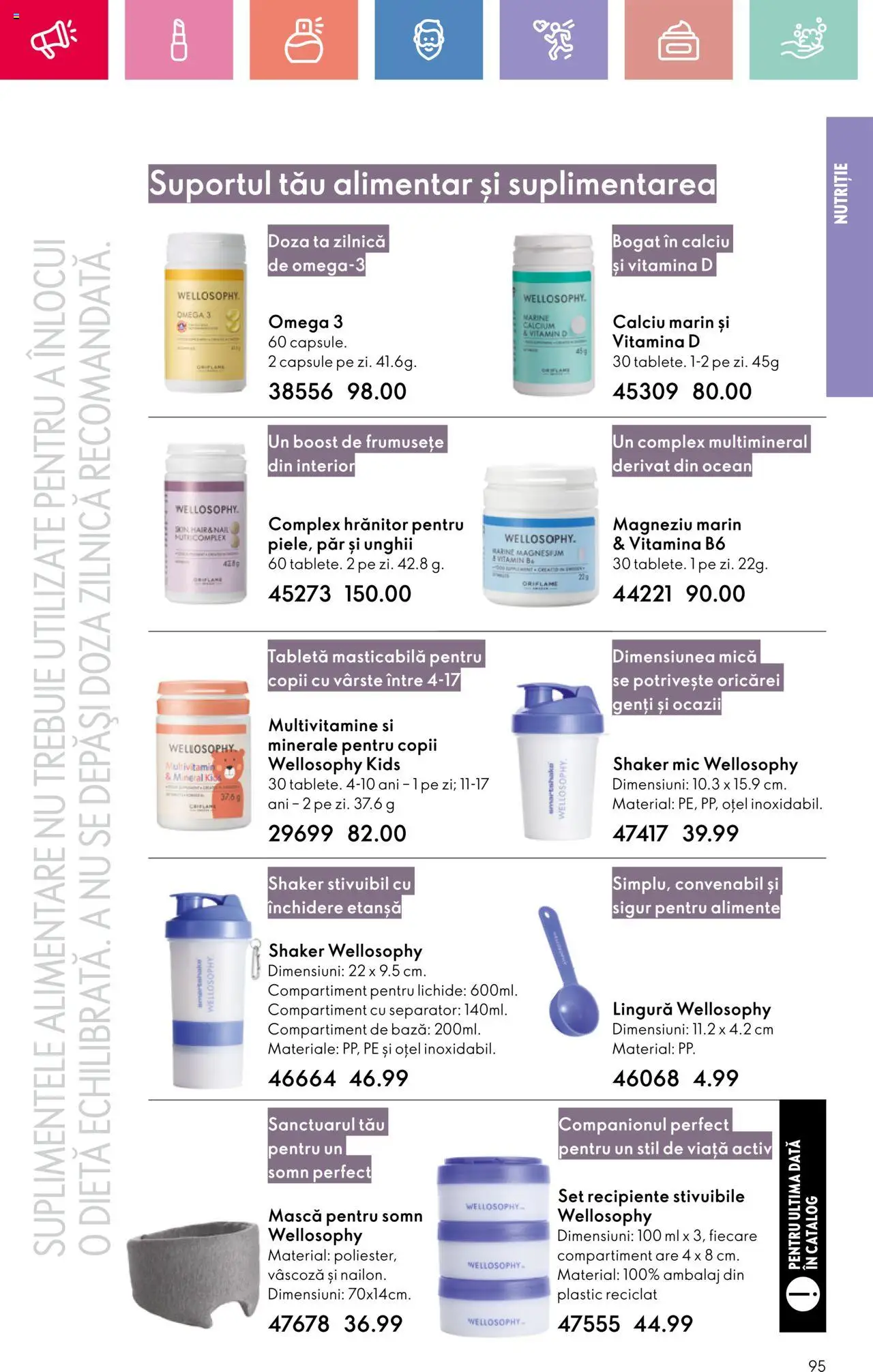 Catalog Oriflame 23 Martie - 12 Aprilie 2025 | Pagina 95 | Produse: Tabletă, Recipiente