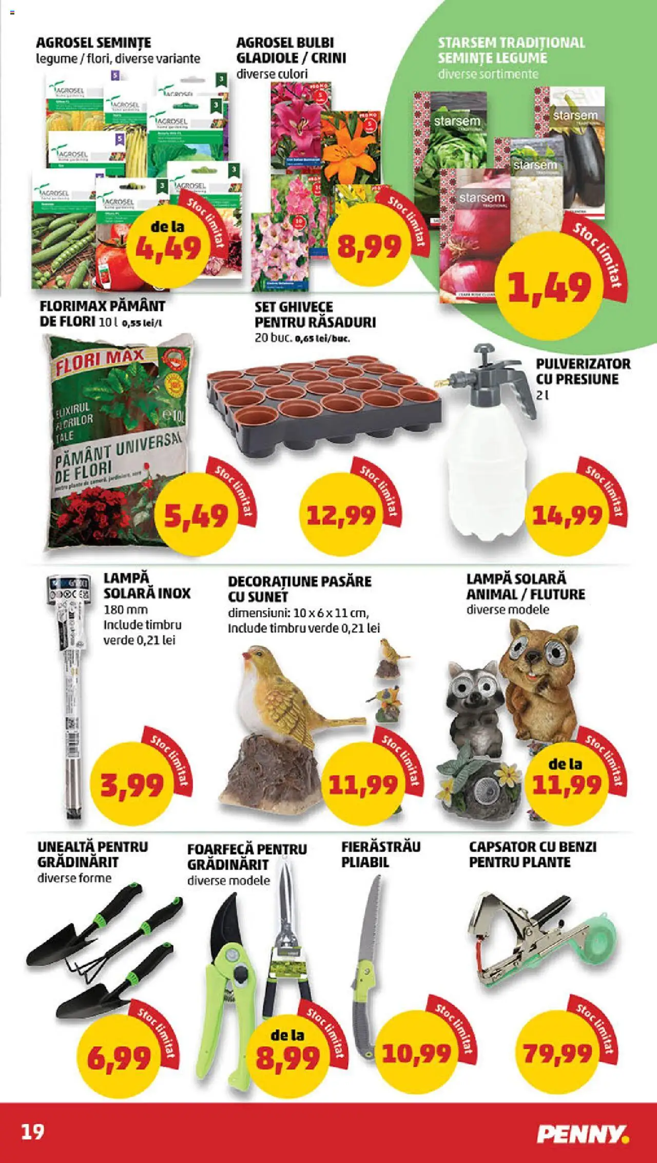 Catalog PENNY Market 5 - 11 Martie 2025 | Pagina 19 | Produse: Lampă, Semințe, Legume