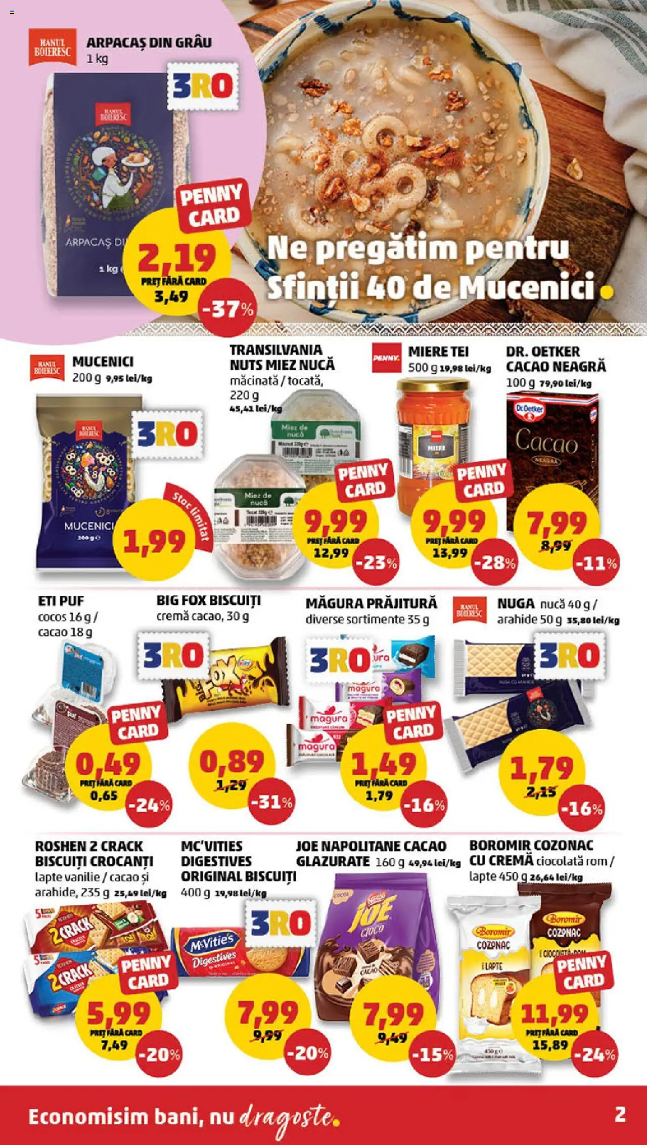 Catalog PENNY Market 5 - 11 Martie 2025 | Pagina 2 | Produse: Prăjitură, Arahide, Ciocolată, Biscuiți