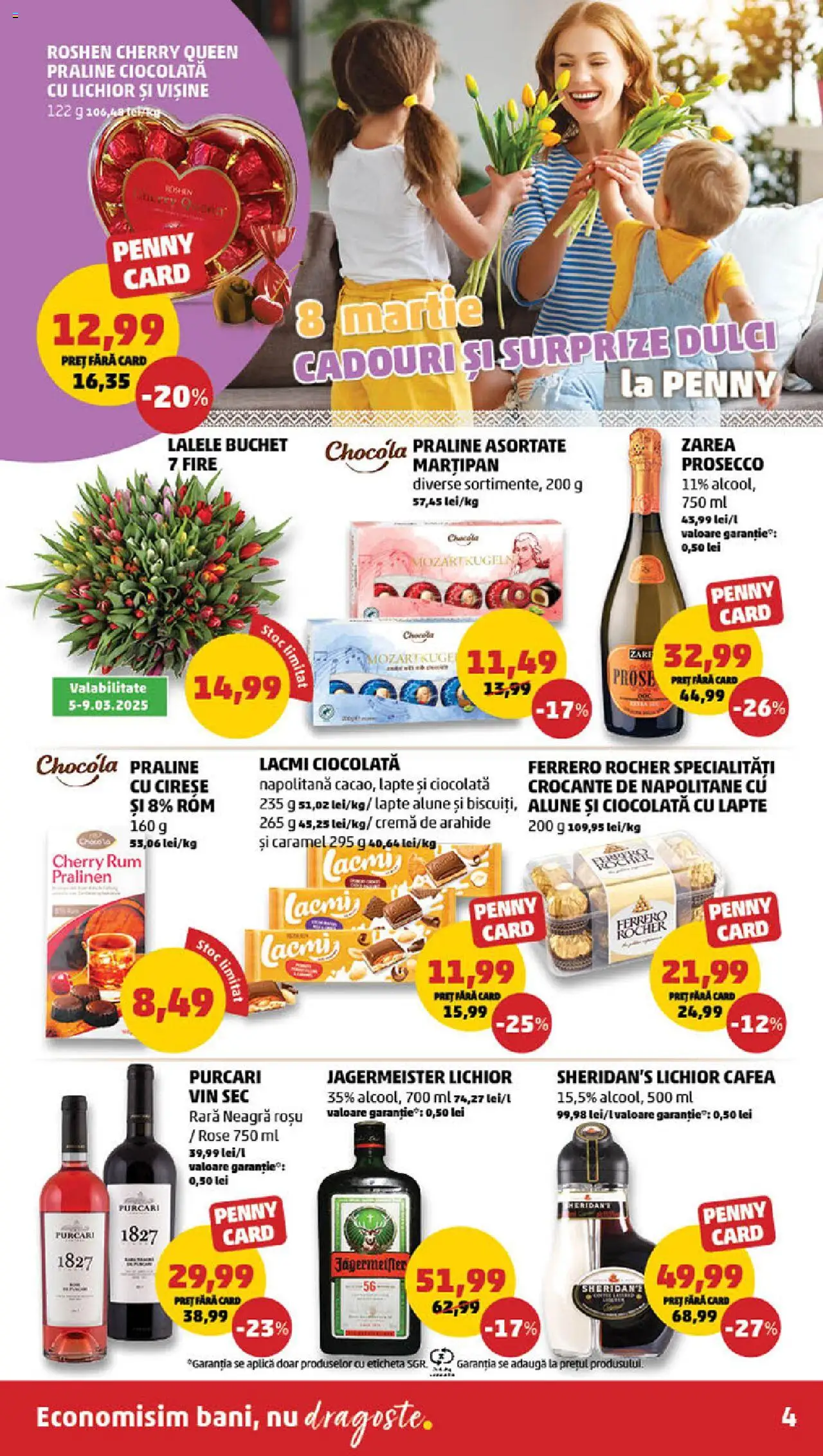Catalog PENNY Market 5 - 11 Martie 2025 | Pagina 4 | Produse: Arahide, Alune, Ciocolată, Rom