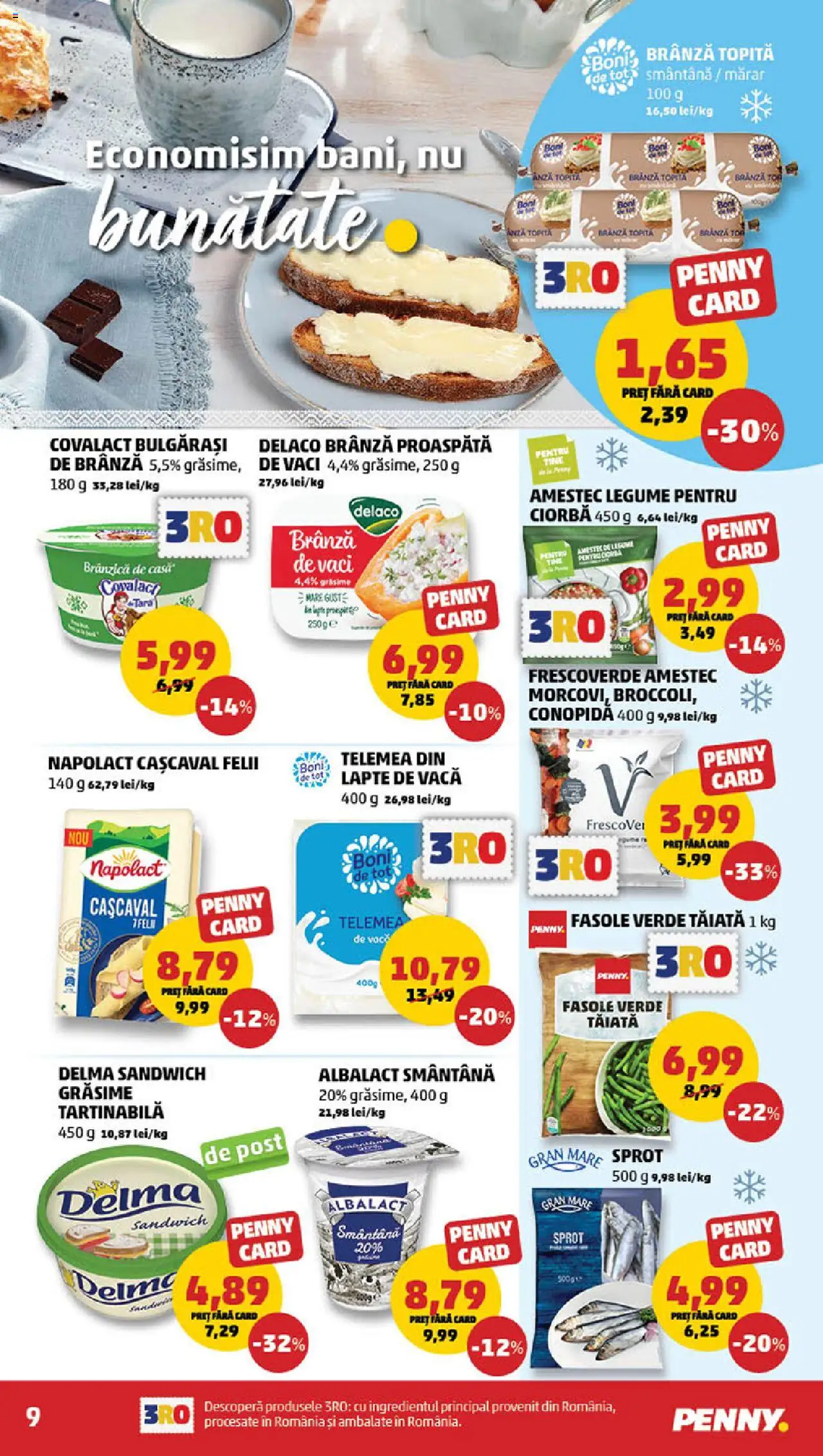Catalog PENNY Market 5 - 11 Martie 2025 | Pagina 9 | Produse: Conopidă, Mărar, Lapte, Fasole verde