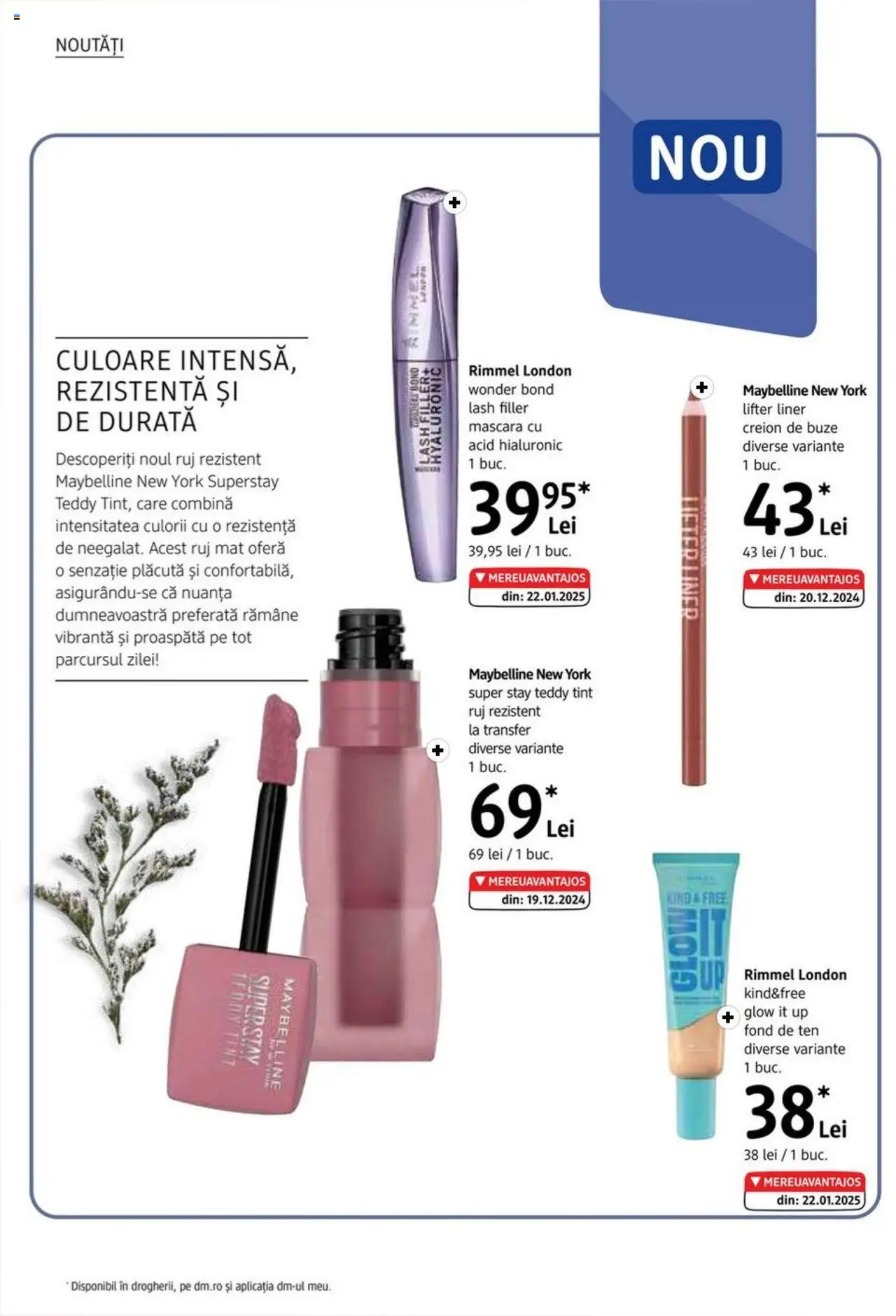Catalog DM Drogerie Markt 6 Martie - 4 Aprilie 2025 | Pagina 16 | Produse: Fond de ten, Mascara, Ruj