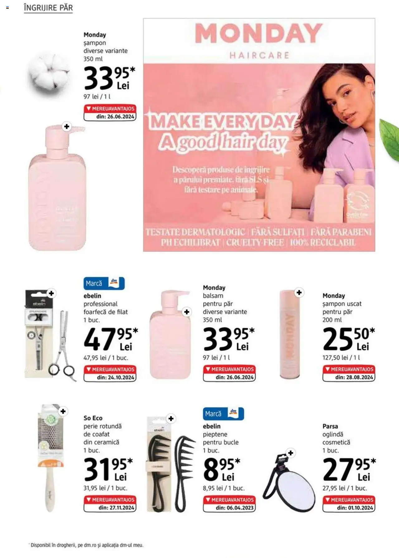 Catalog DM Drogerie Markt 6 Martie - 4 Aprilie 2025 | Pagina 20 | Produse: Pieptene, Oglindă, Perie, Șampon