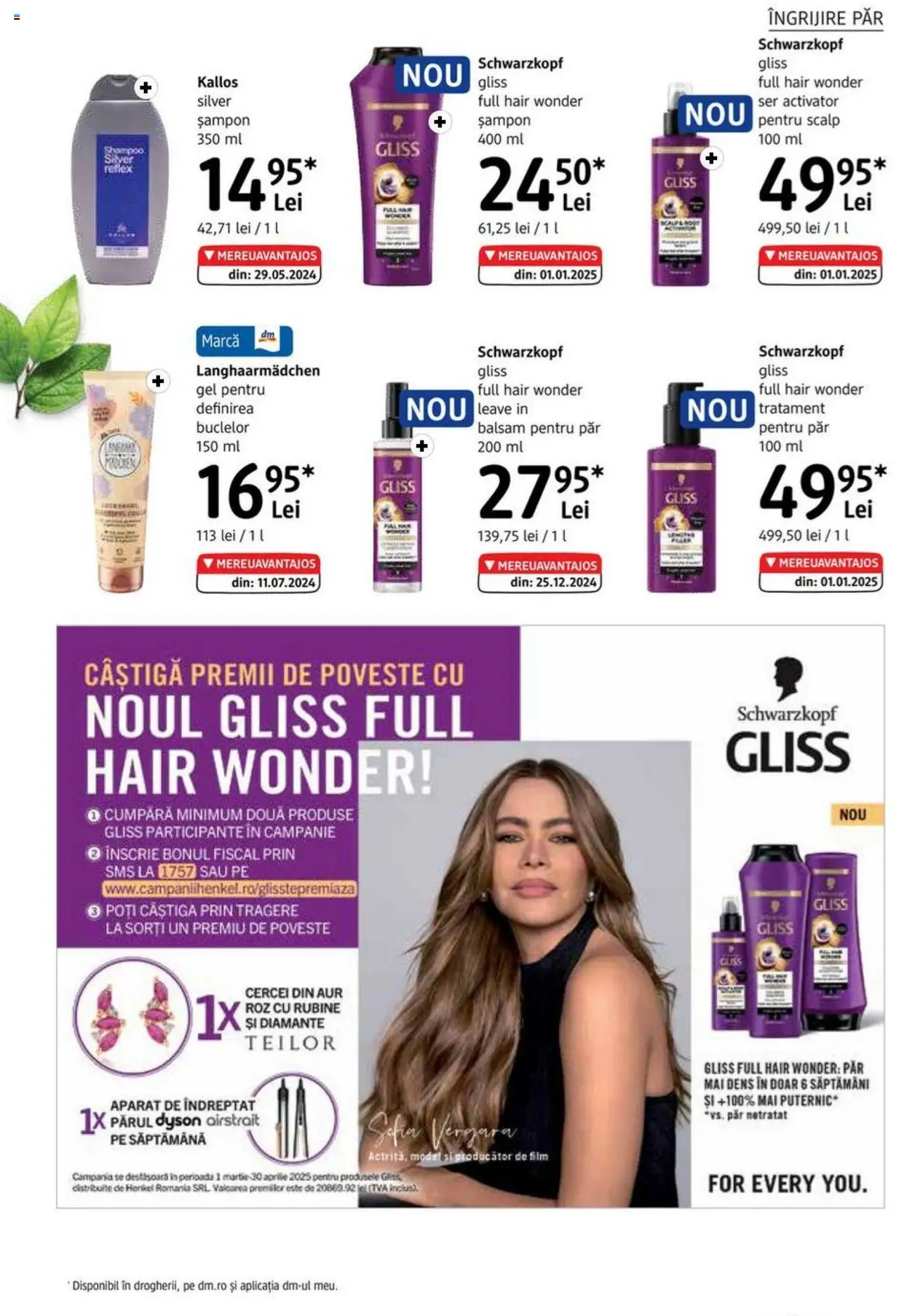 Catalog DM Drogerie Markt 6 Martie - 4 Aprilie 2025 | Pagina 21 | Produse: Cercei, Șampon, Balsam
