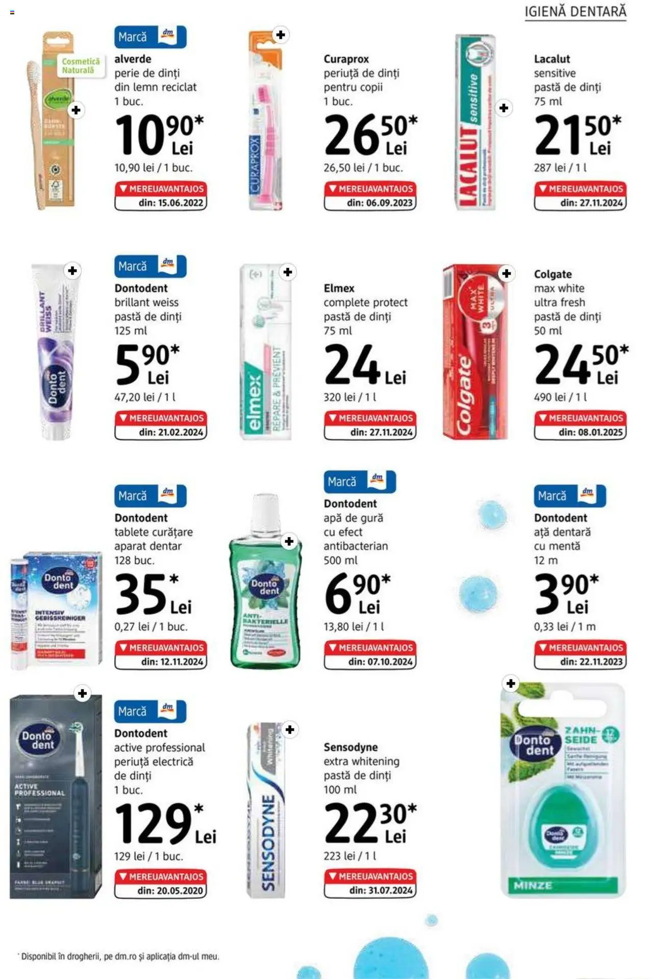 Catalog DM Drogerie Markt 6 Martie - 4 Aprilie 2025 | Pagina 25 | Produse: Pastă de dinți, Periuță de dinți, Apă de gură, Apă
