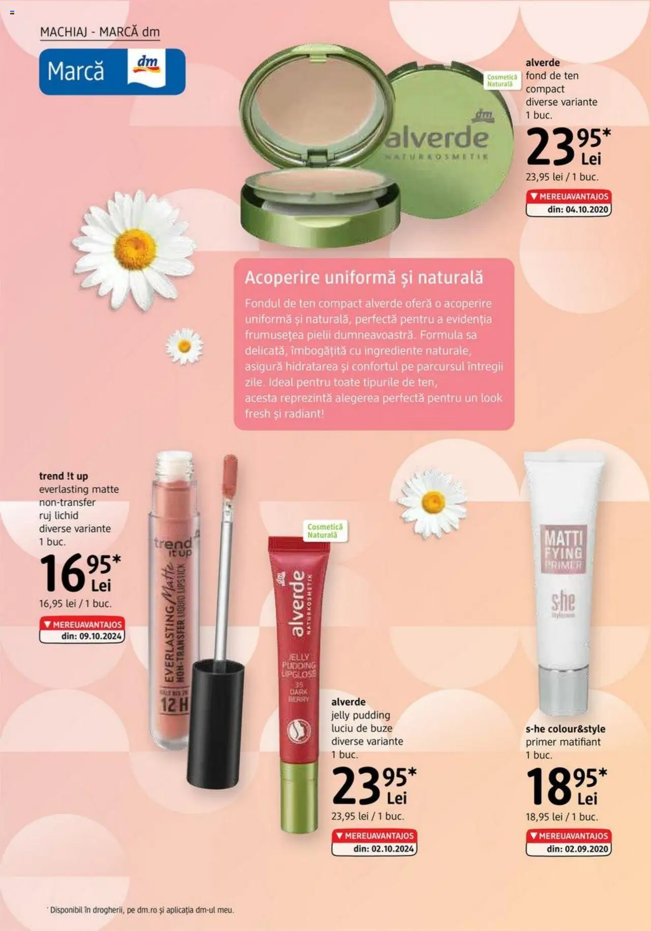 Catalog DM Drogerie Markt 6 Martie - 4 Aprilie 2025 | Pagina 6 | Produse: Fond de ten, Machiaj, Ruj, Luciu de buze