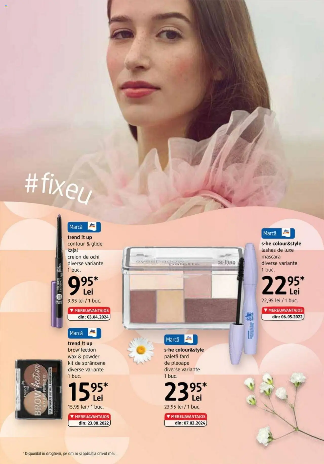 Catalog DM Drogerie Markt 6 Martie - 4 Aprilie 2025 | Pagina 7 | Produse: Paletă fard, Mascara, Creion de ochi