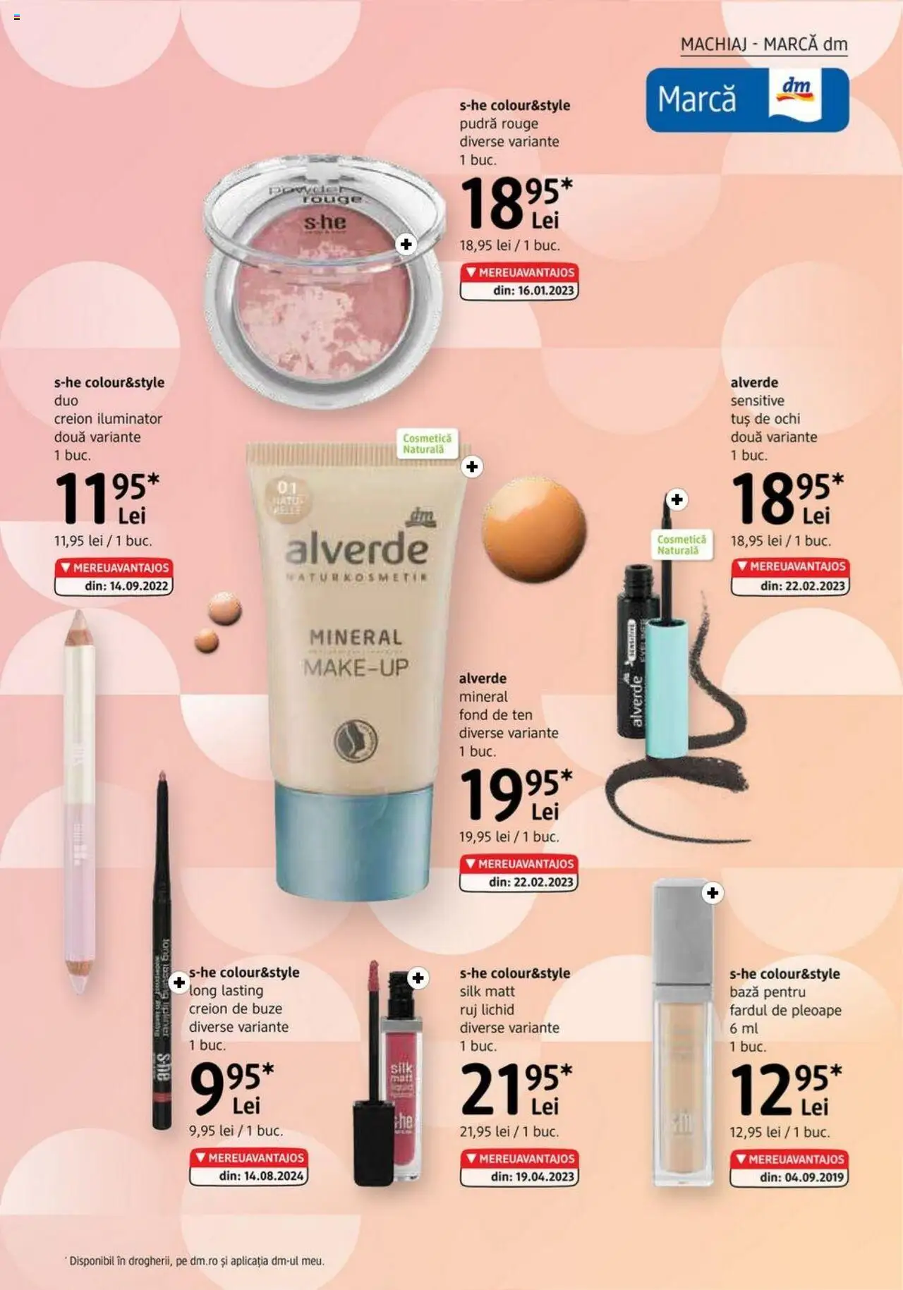 Catalog DM Drogerie Markt 6 Martie - 4 Aprilie 2025 | Pagina 9 | Produse: Pudră, Iluminator, Tuș de ochi, Ruj