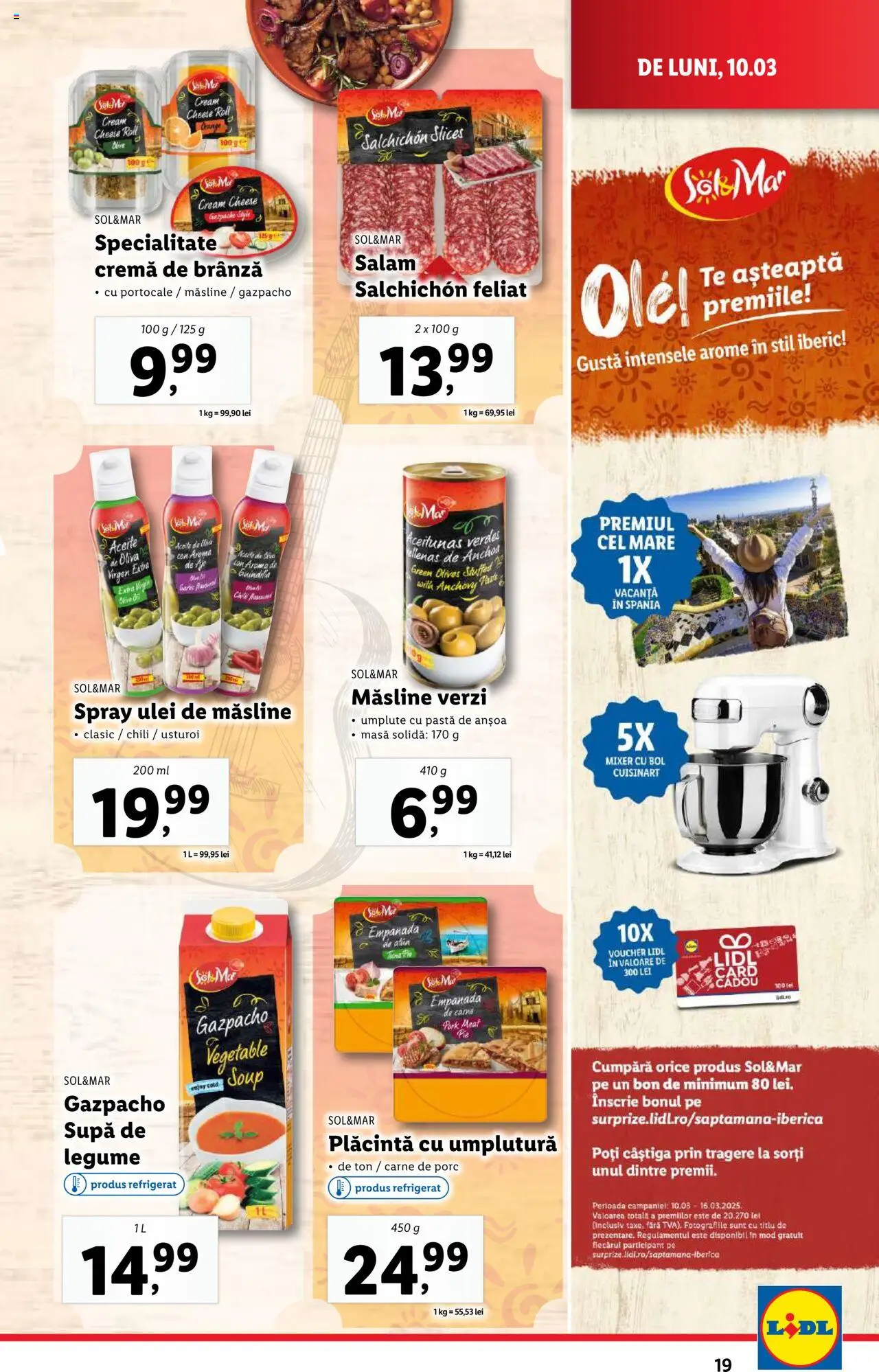 Catalog LIDL 10 - 16 Martie 2025 | Pagina 19 | Produse: Măsline, Cremă, Ulei, Portocale